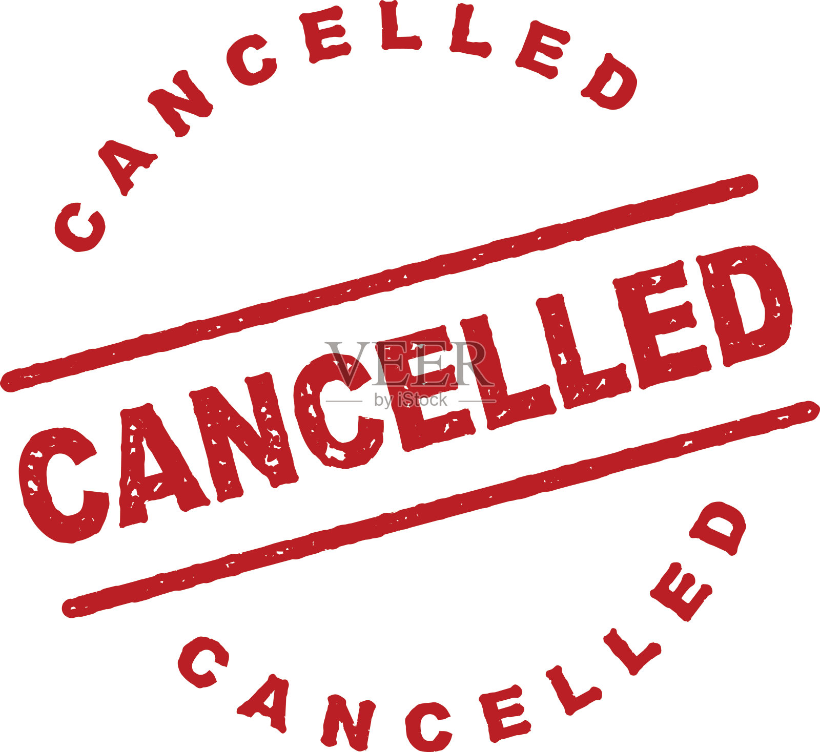 红色橡皮图章图标上透明的背景插画图片素材