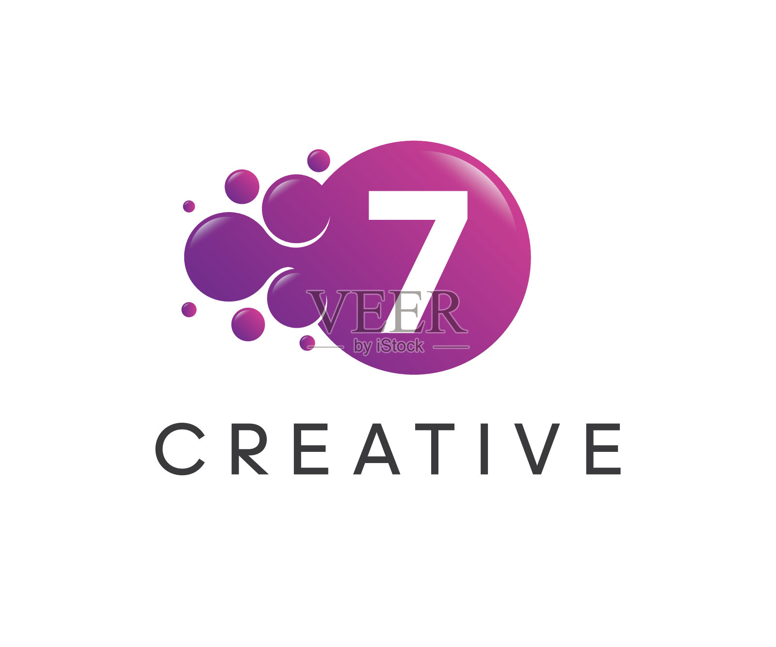 泡沫矢量图标插画图片素材