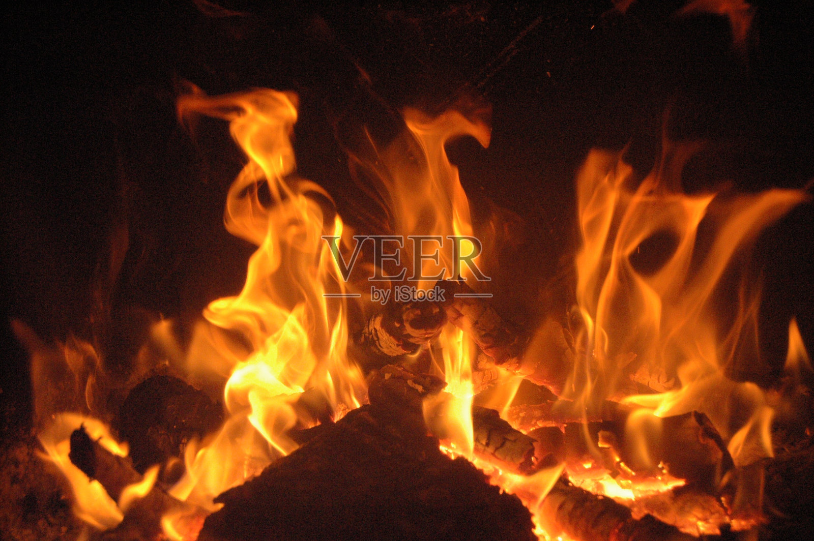 西班牙人着火了照片摄影图片