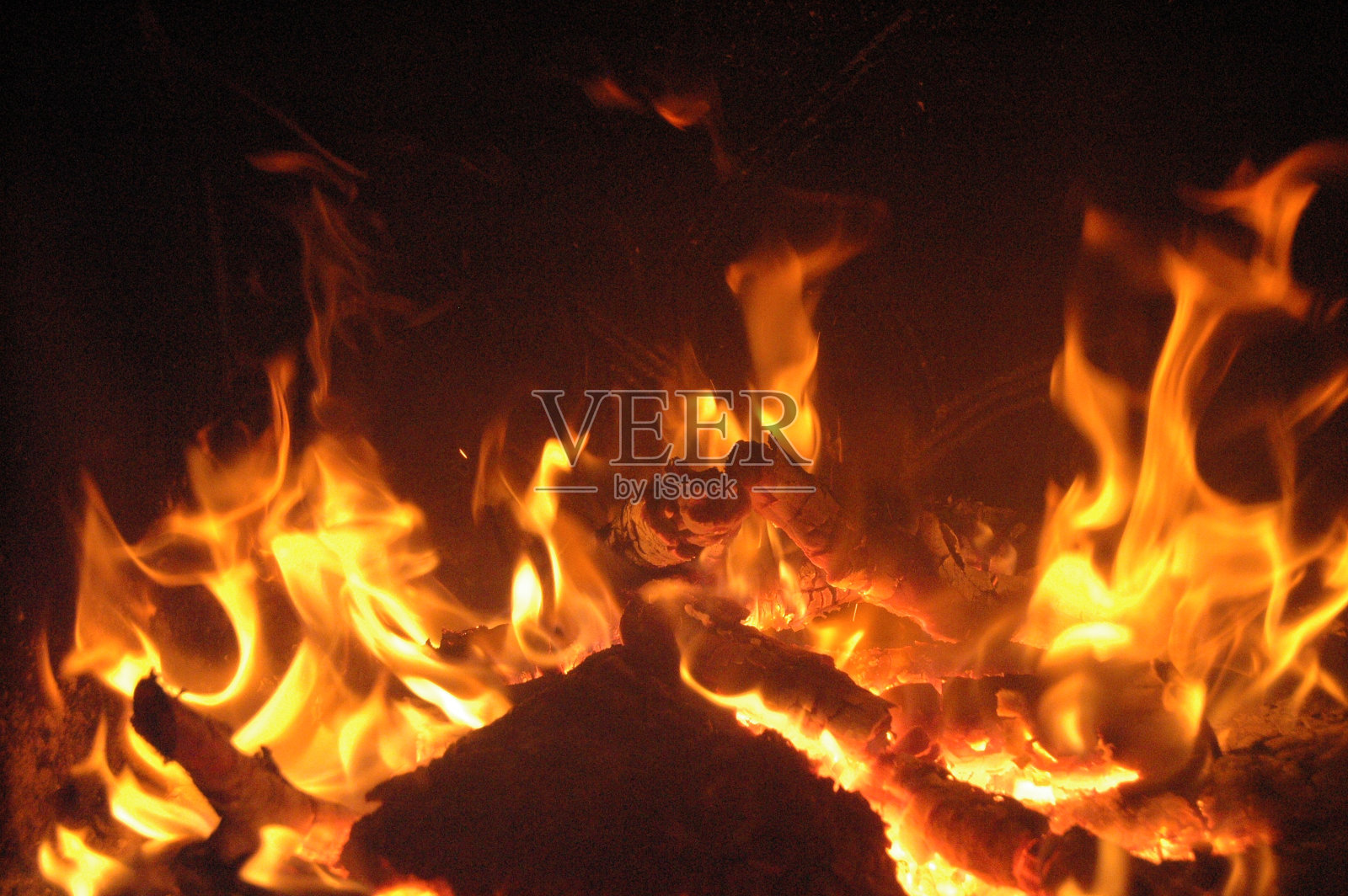 西班牙人着火了照片摄影图片