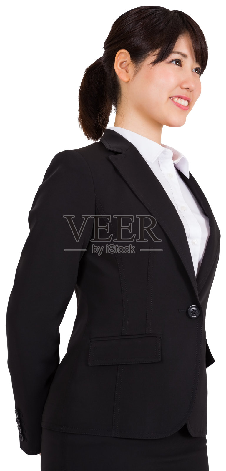 微笑的女商人照片摄影图片