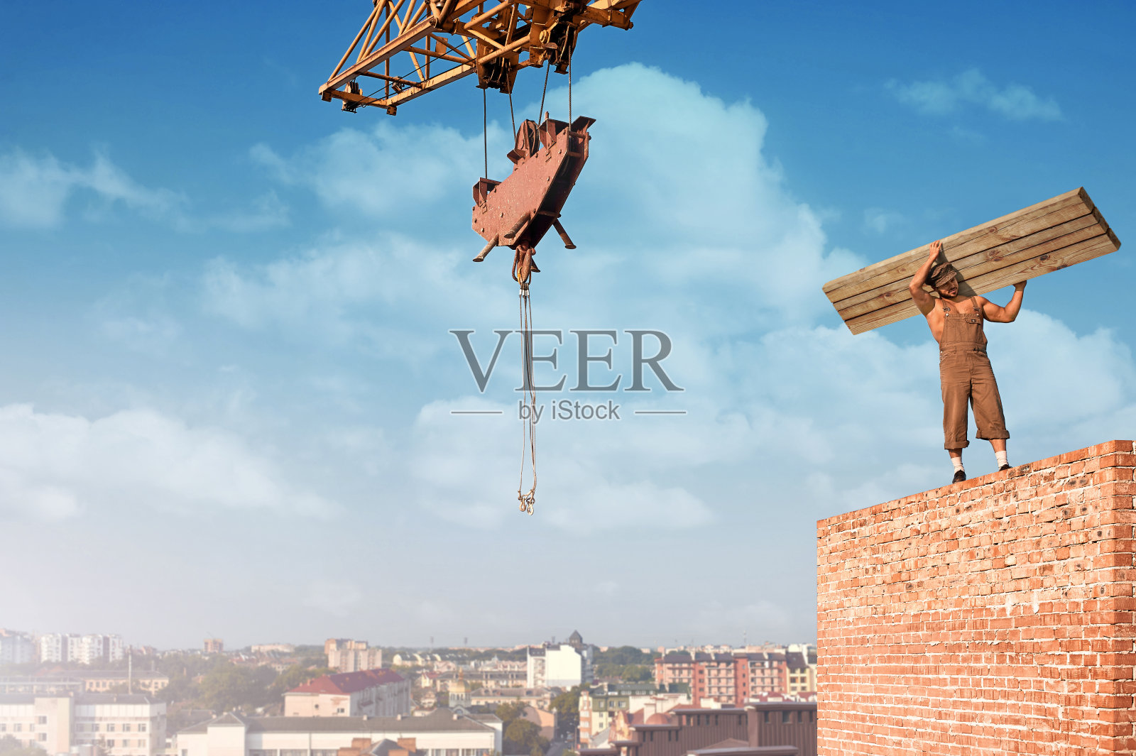 男建筑工人照片摄影图片