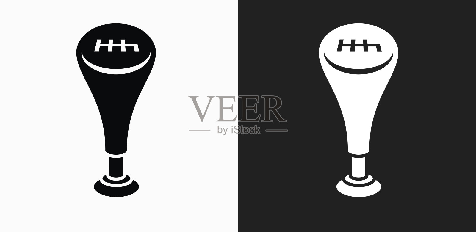 变速图标上的黑色和白色矢量背景插画图片素材