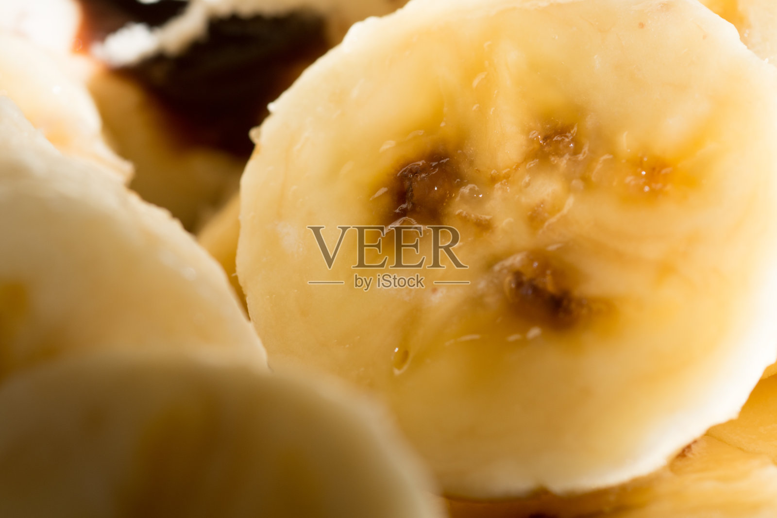 香蕉片的背景照片摄影图片