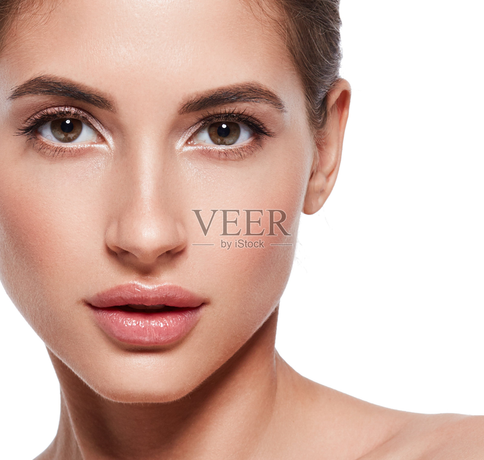 美女特写护肤健康概念美写真照片摄影图片