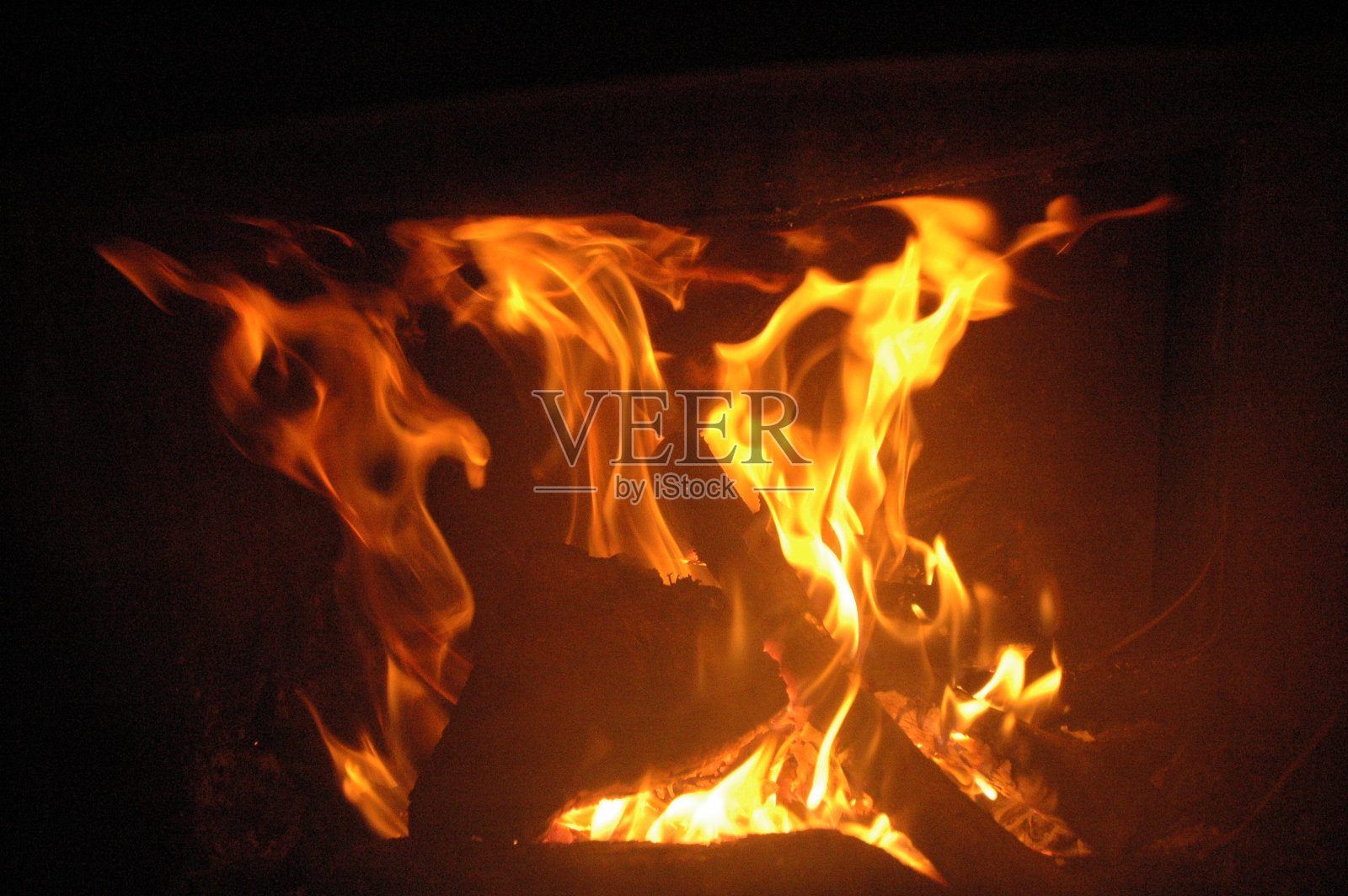 西班牙人着火了照片摄影图片