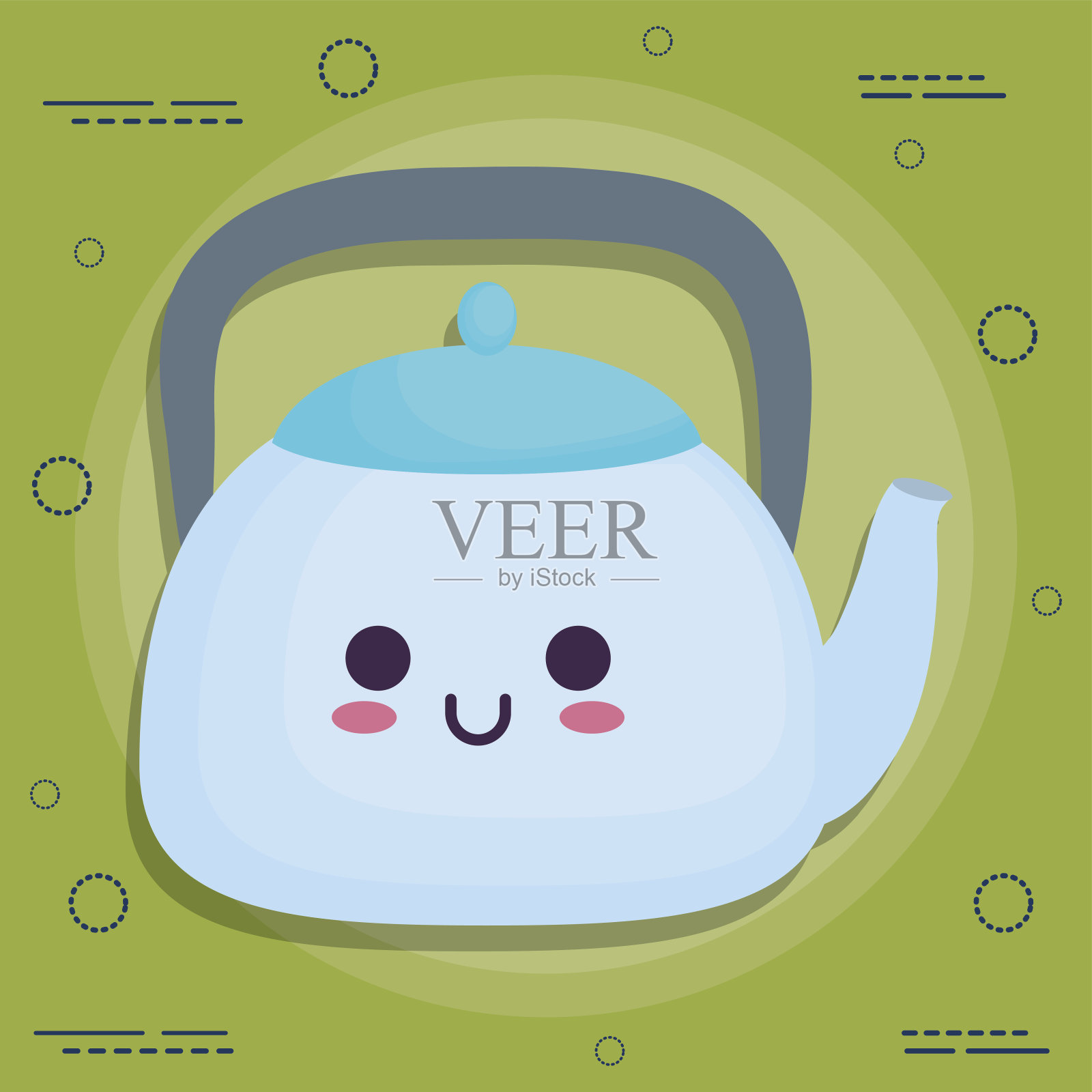 可爱早餐食品设计插画图片素材