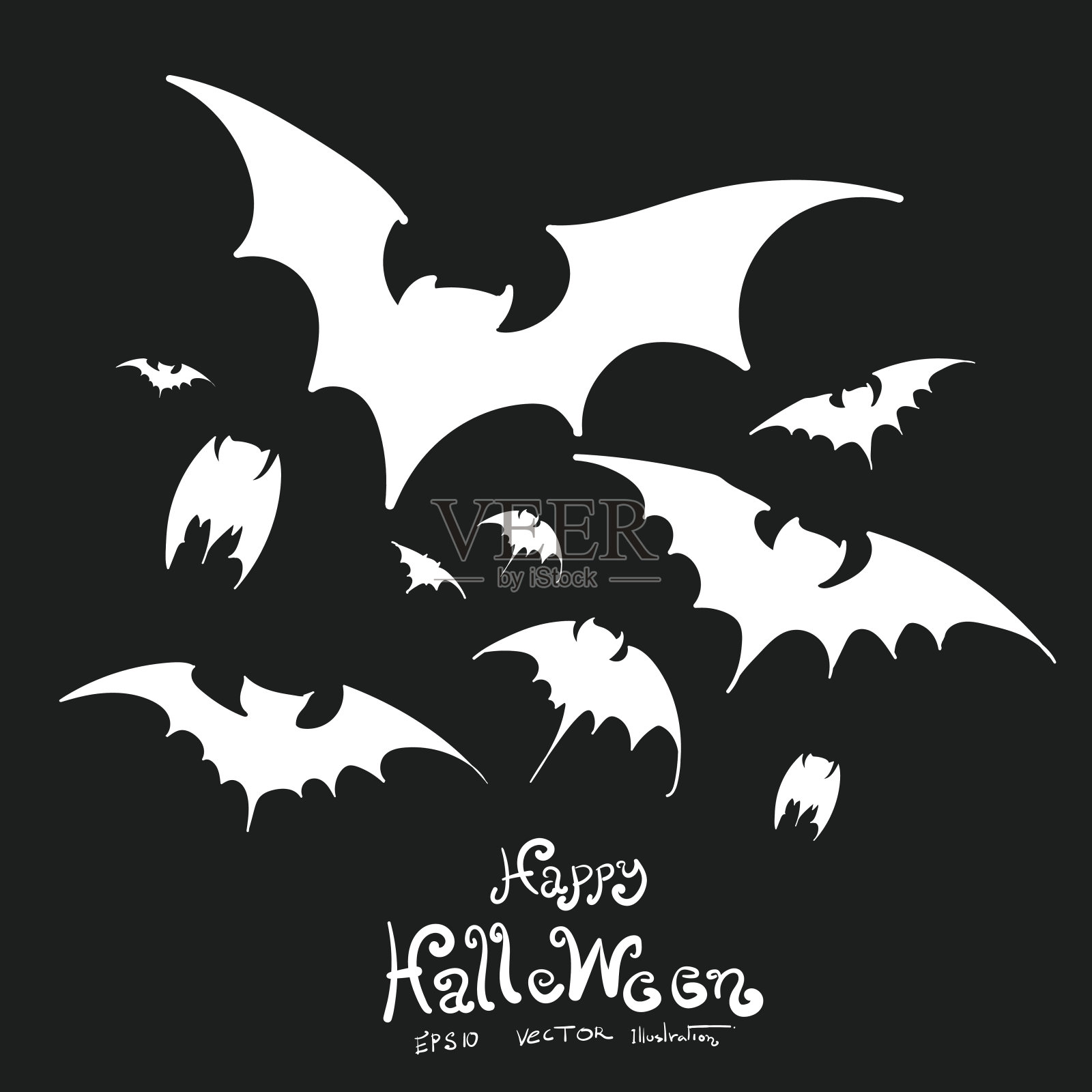 万圣节元素图标设计矢量插图eps10插画图片素材