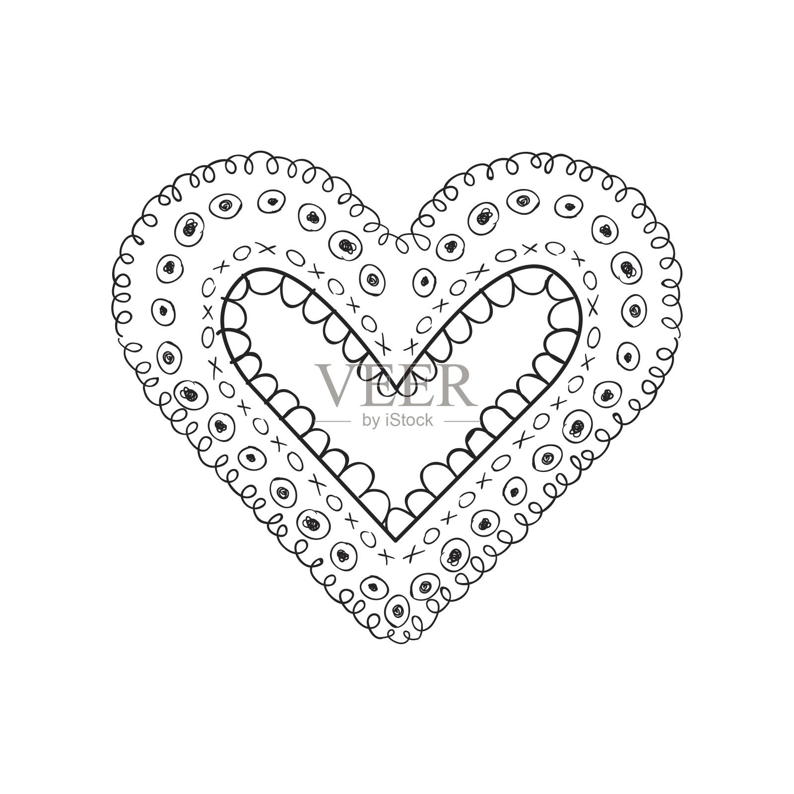 爱卡设计矢量插图插画图片素材