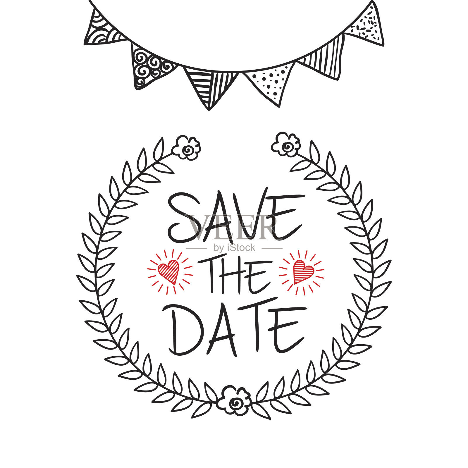 爱卡设计矢量插图设计模板素材