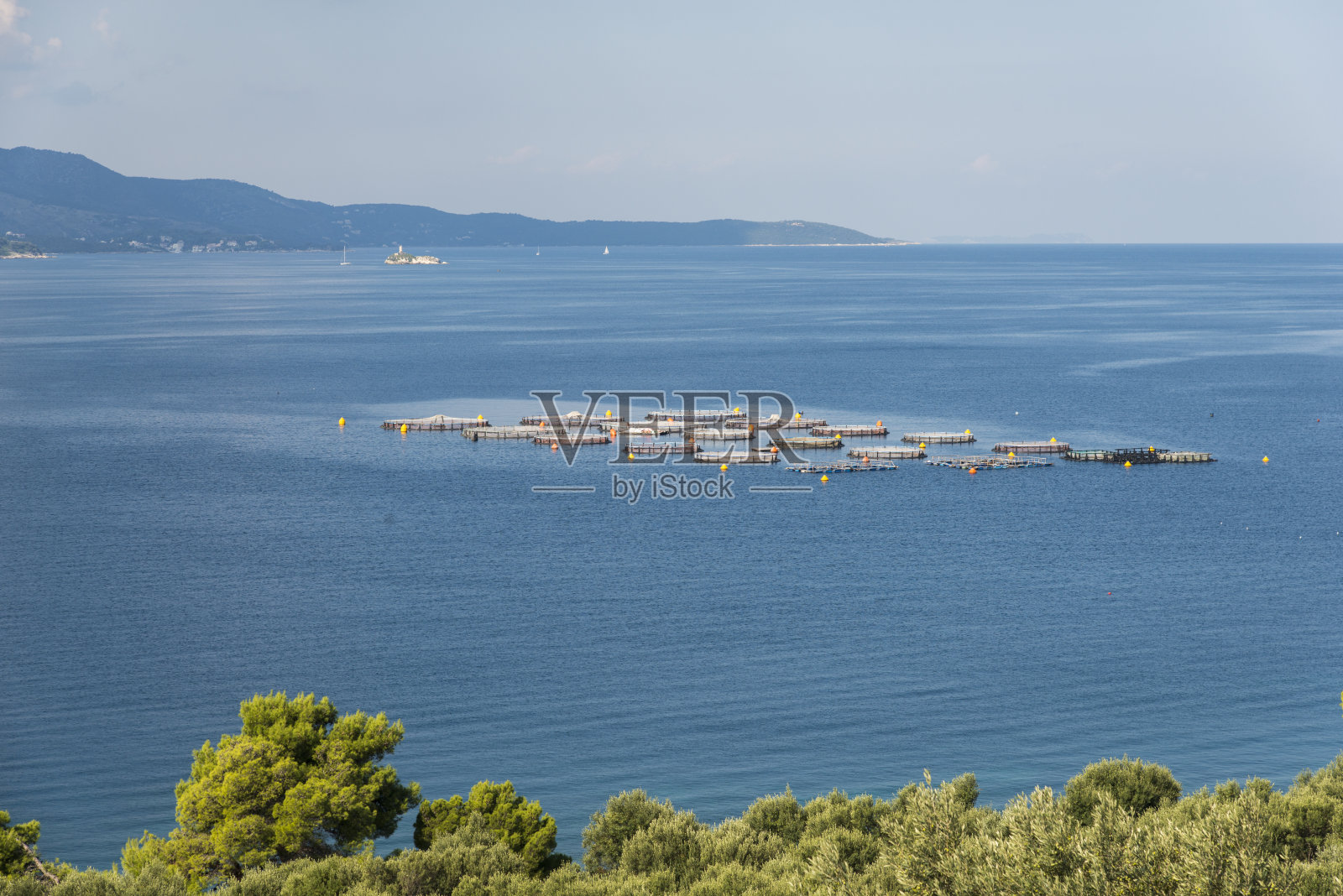 阿尔巴尼亚的渔场照片摄影图片