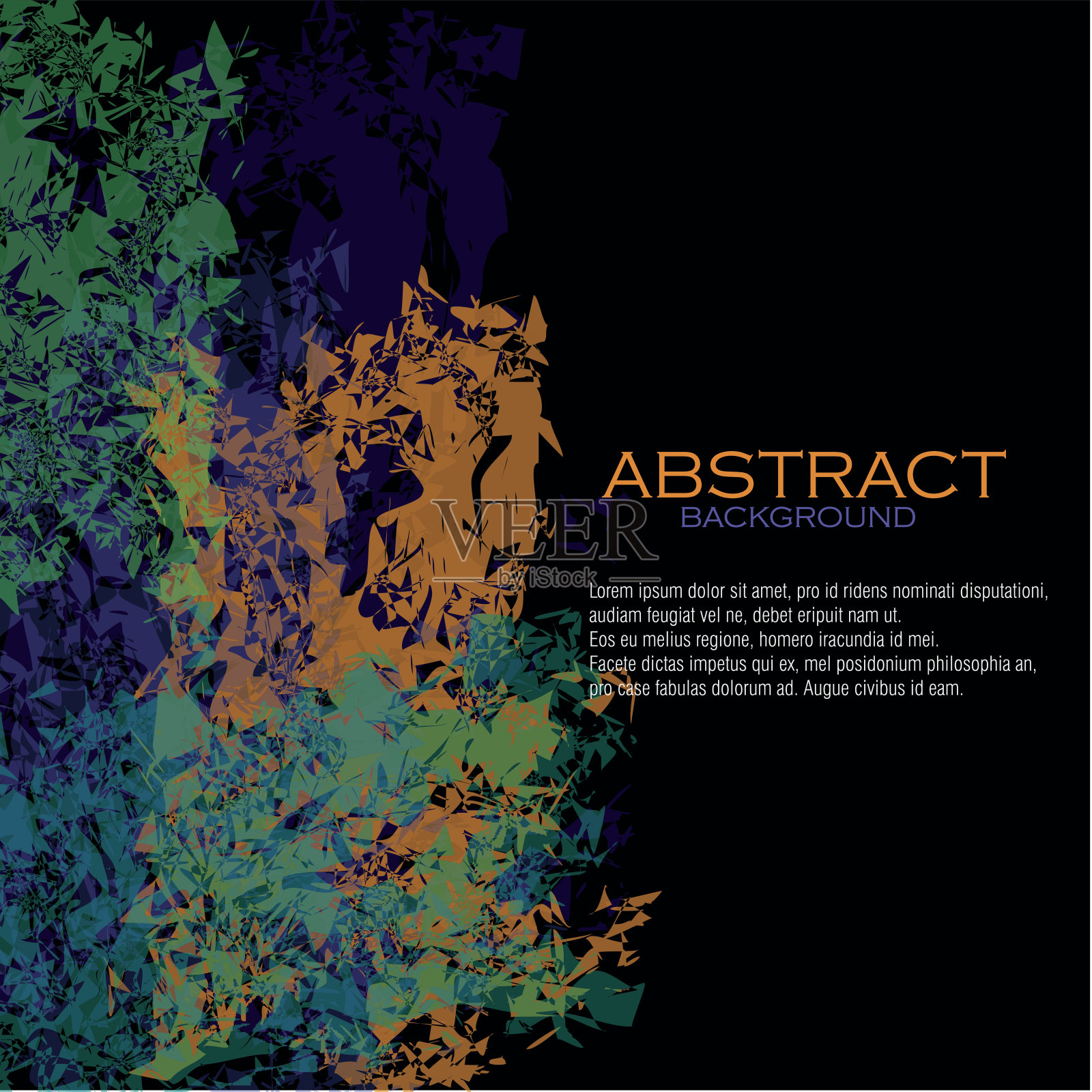 美丽的抽象背景插画图片素材