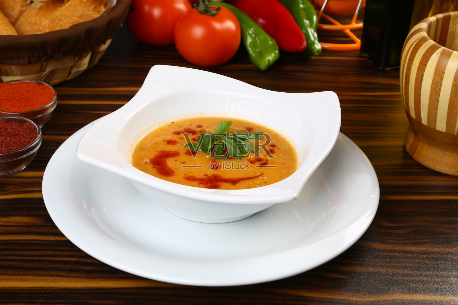 健康的汤照片摄影图片