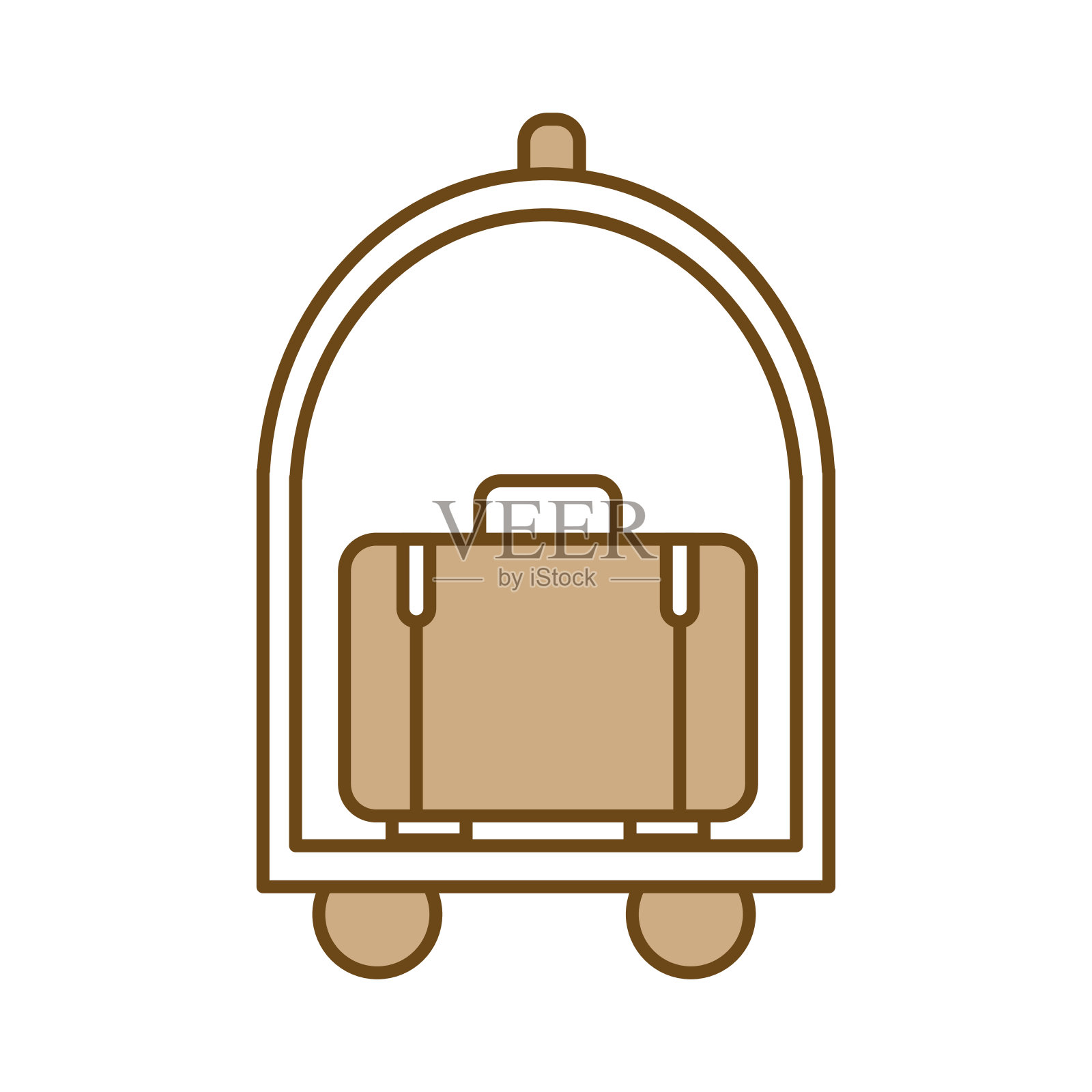 手提箱载体隔离图标图标素材