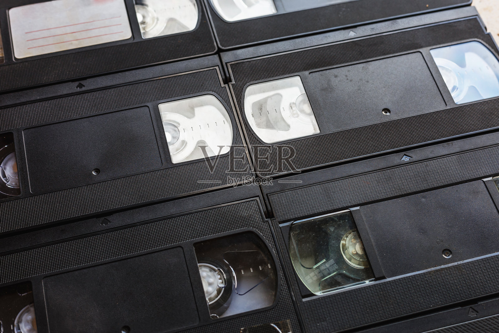 旧录像带或复古录像带照片摄影图片