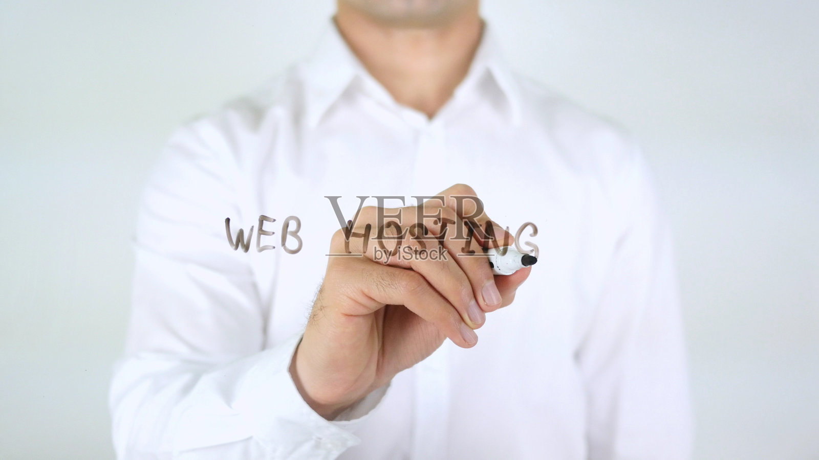 网络主机，玻璃上的文字照片摄影图片