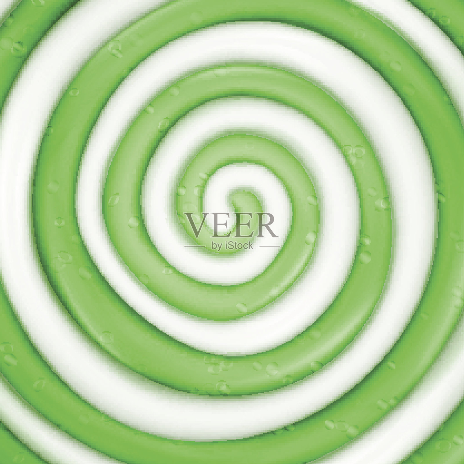 棒棒糖向量背景。绿色甜糖果圆形漩涡插图插画图片素材