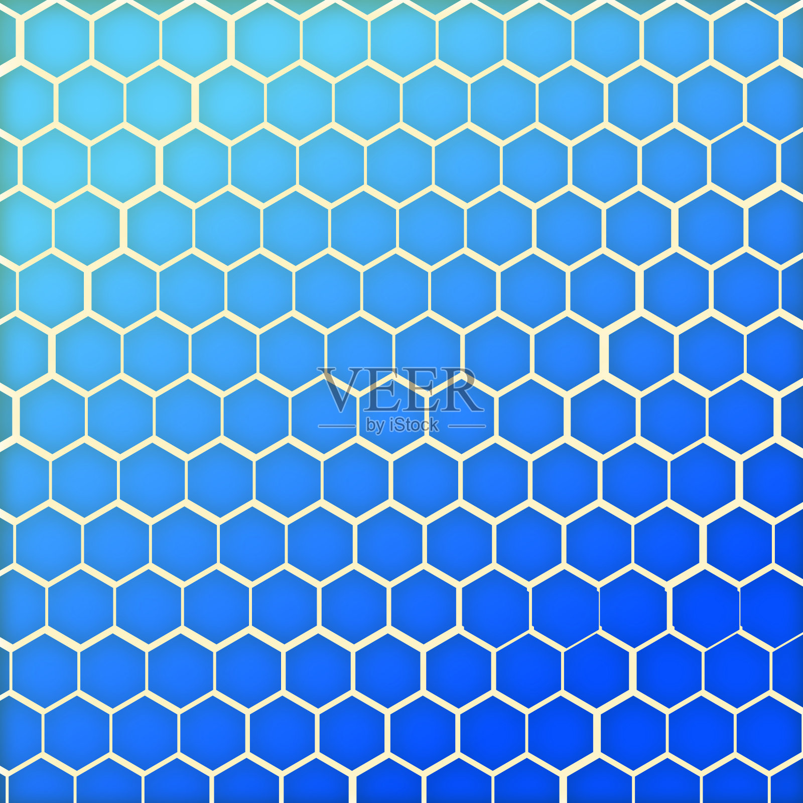 一个未来六角形的背景插图插画图片素材