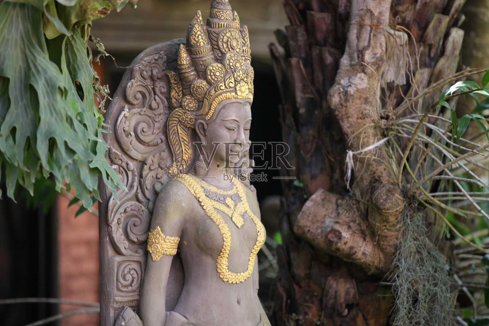 雕塑，建筑和佛教的象征，泰国照片摄影图片