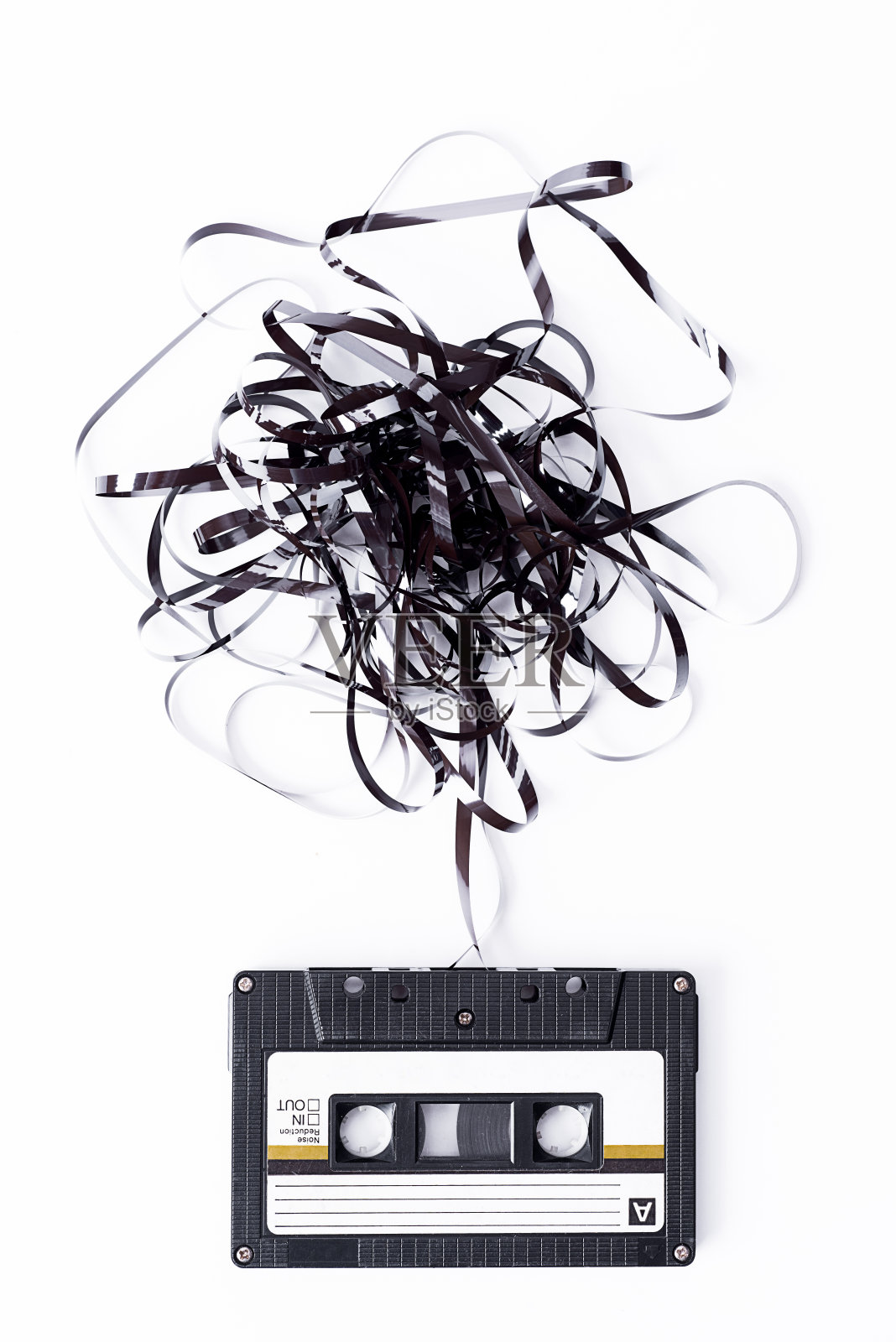 带有减带的录音带照片摄影图片