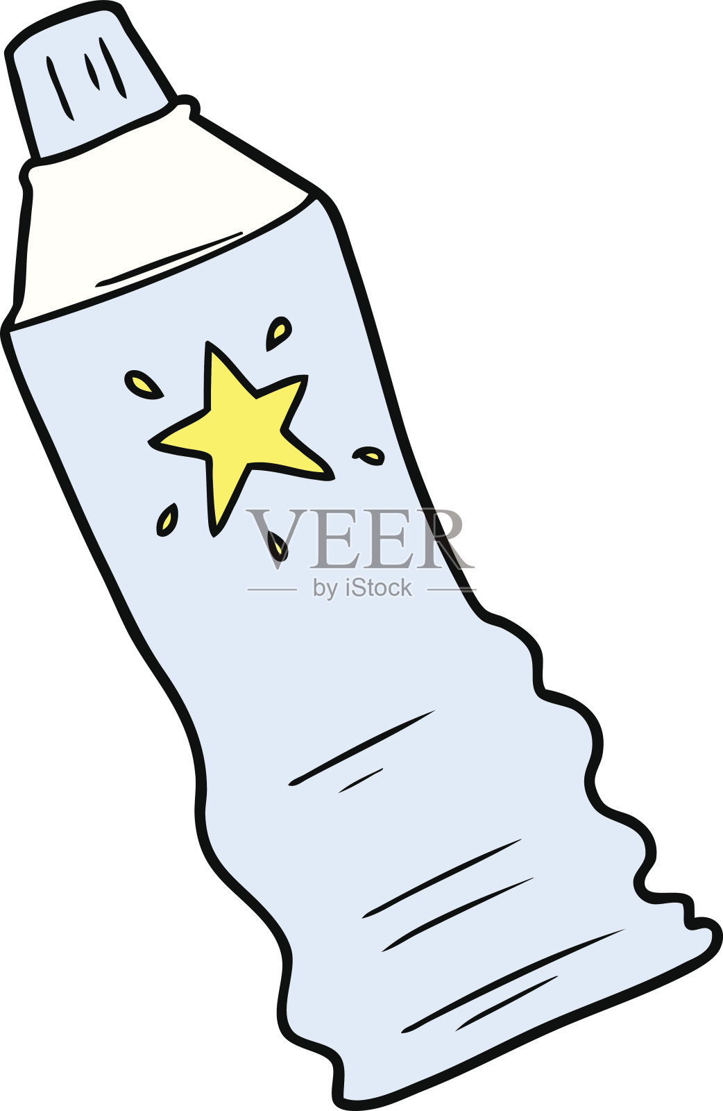 卡通防晒管设计元素图片