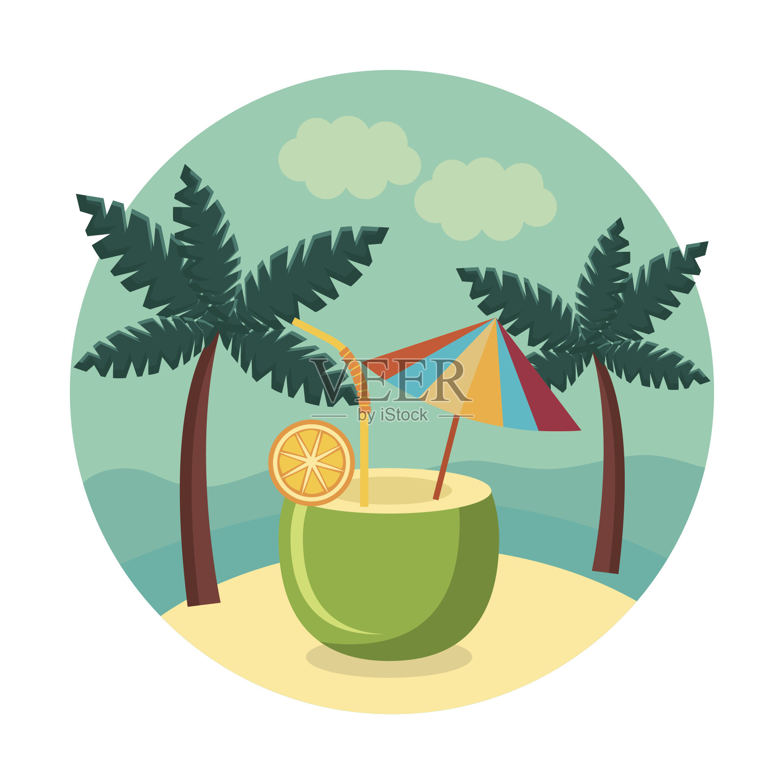 夏季设计插画图片素材