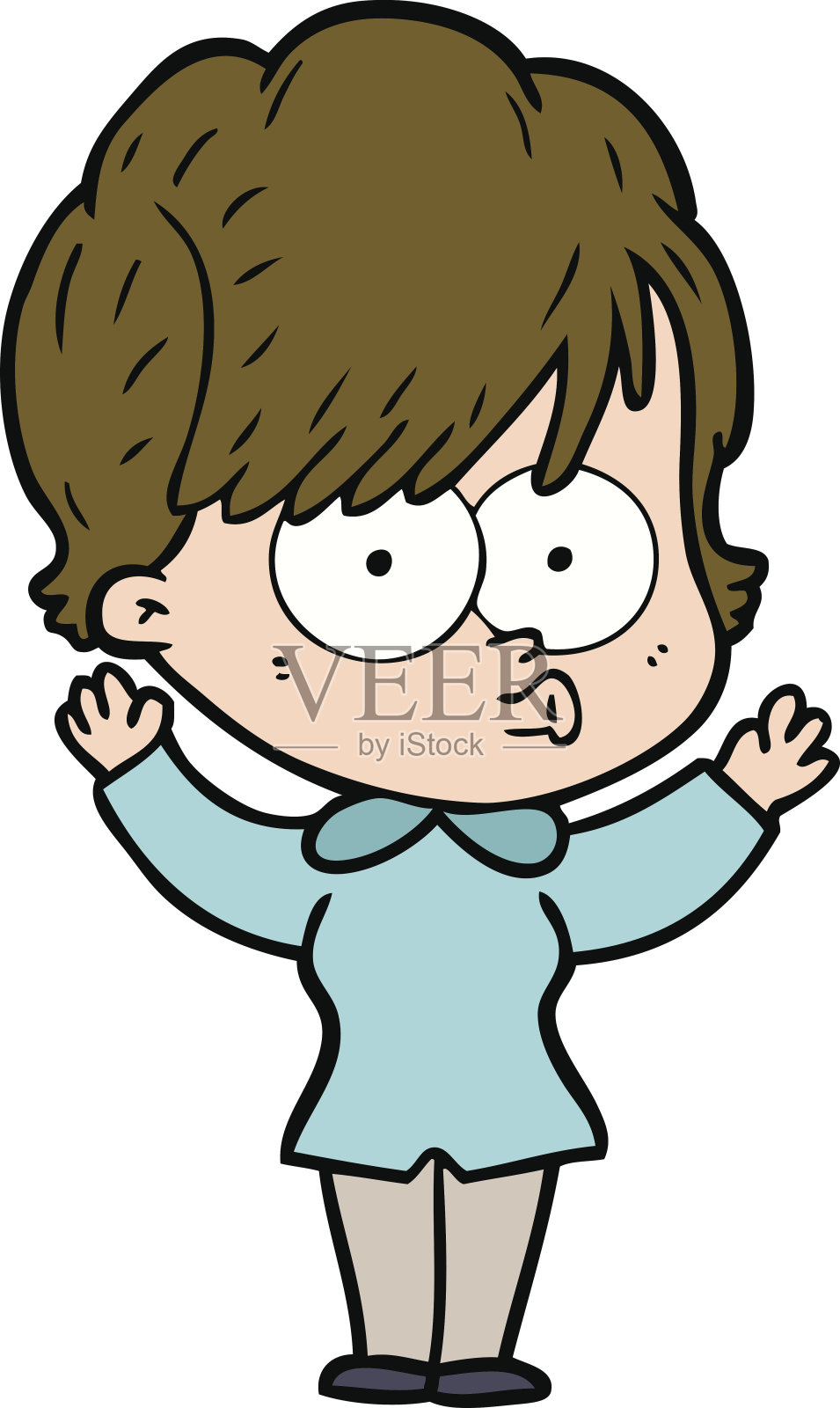 卡通的女人设计元素图片