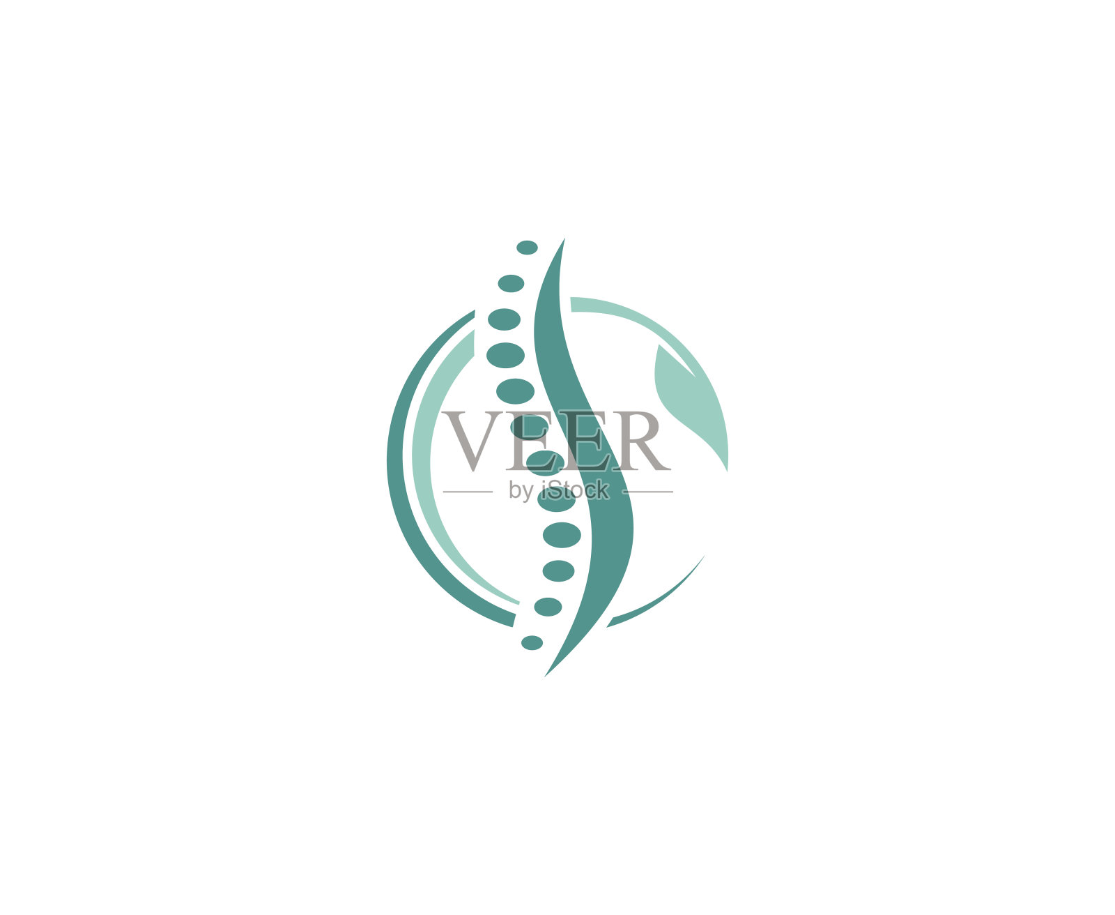 脊柱图标插画图片素材