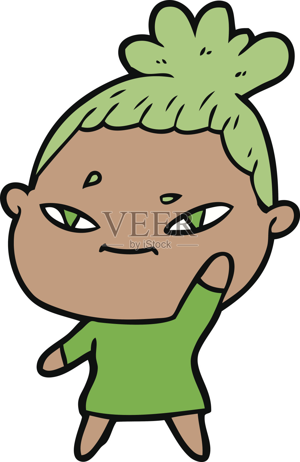 卡通的女人设计元素图片