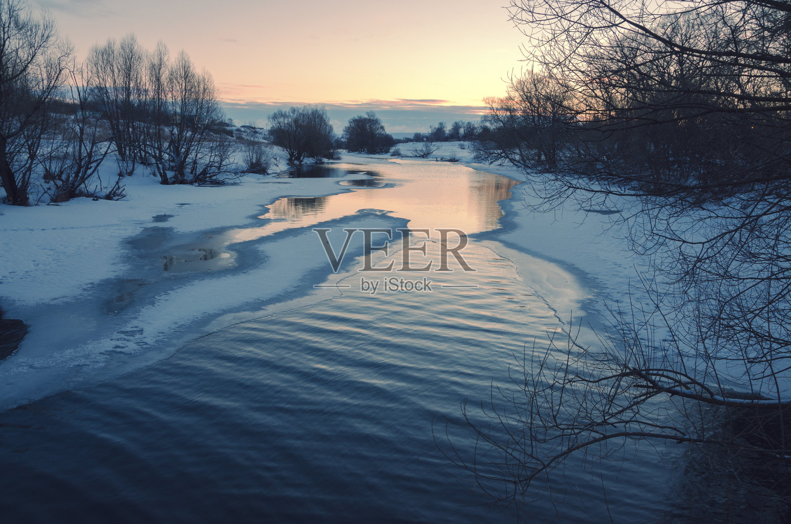 冬天的风景照片摄影图片