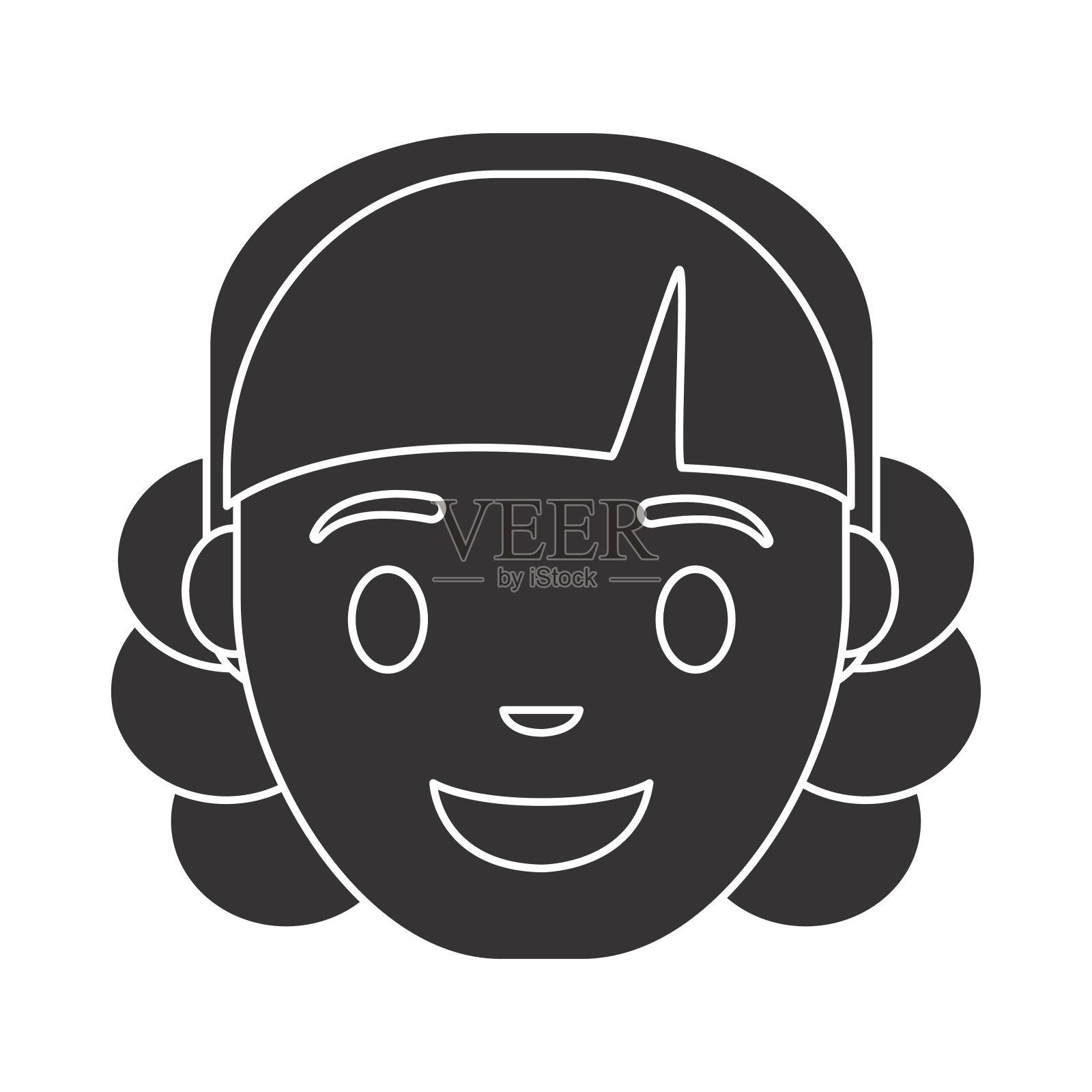 女人的脸图标图标素材