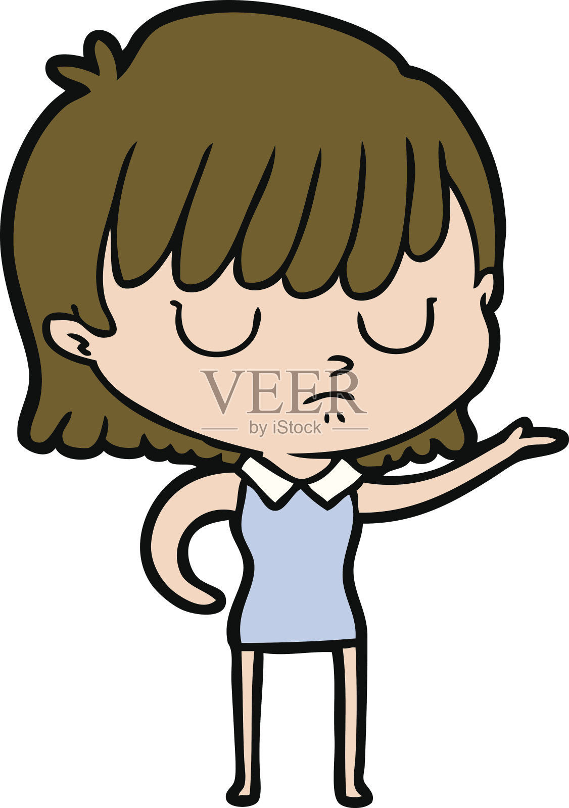 卡通的女人设计元素图片