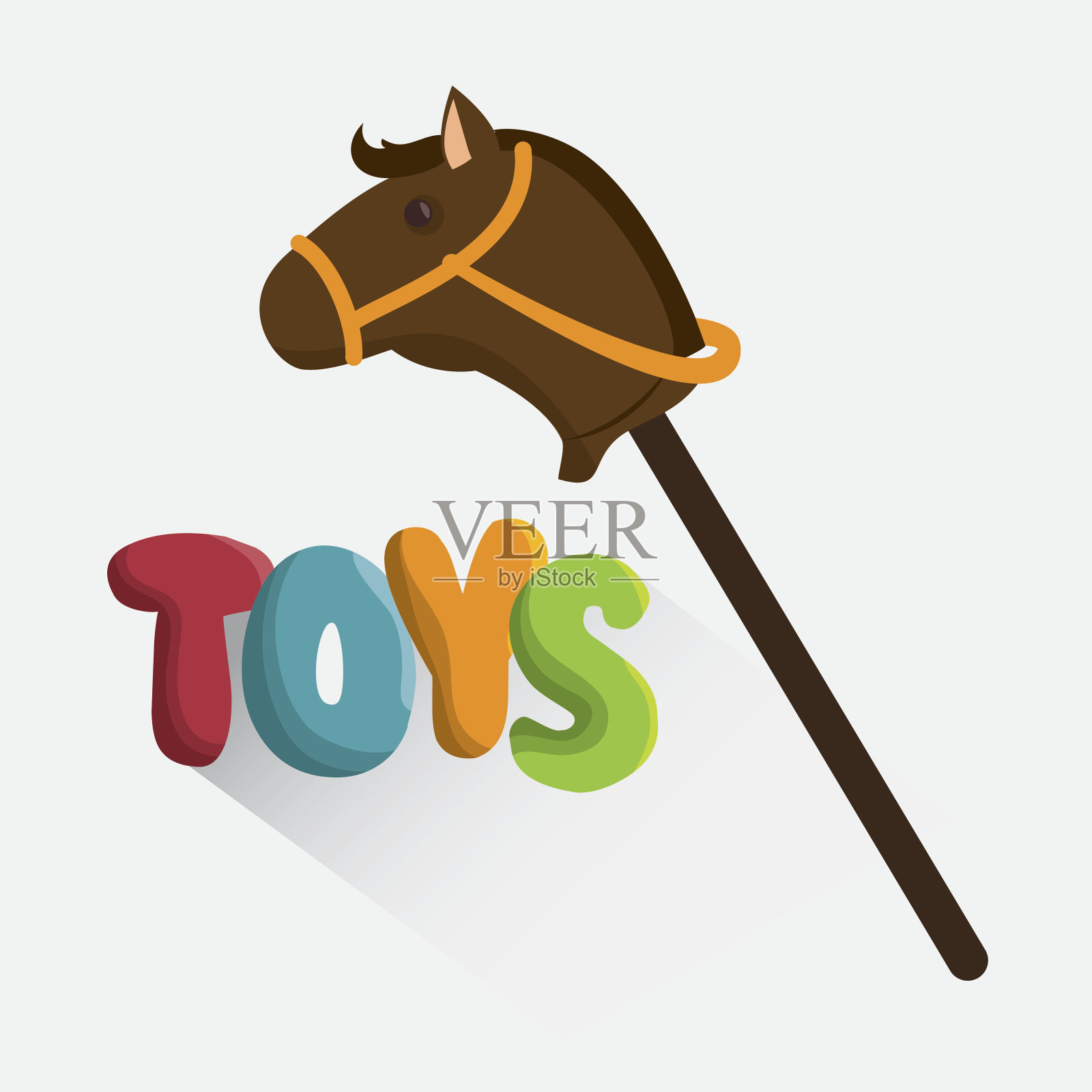 可爱的玩具设计插画图片素材