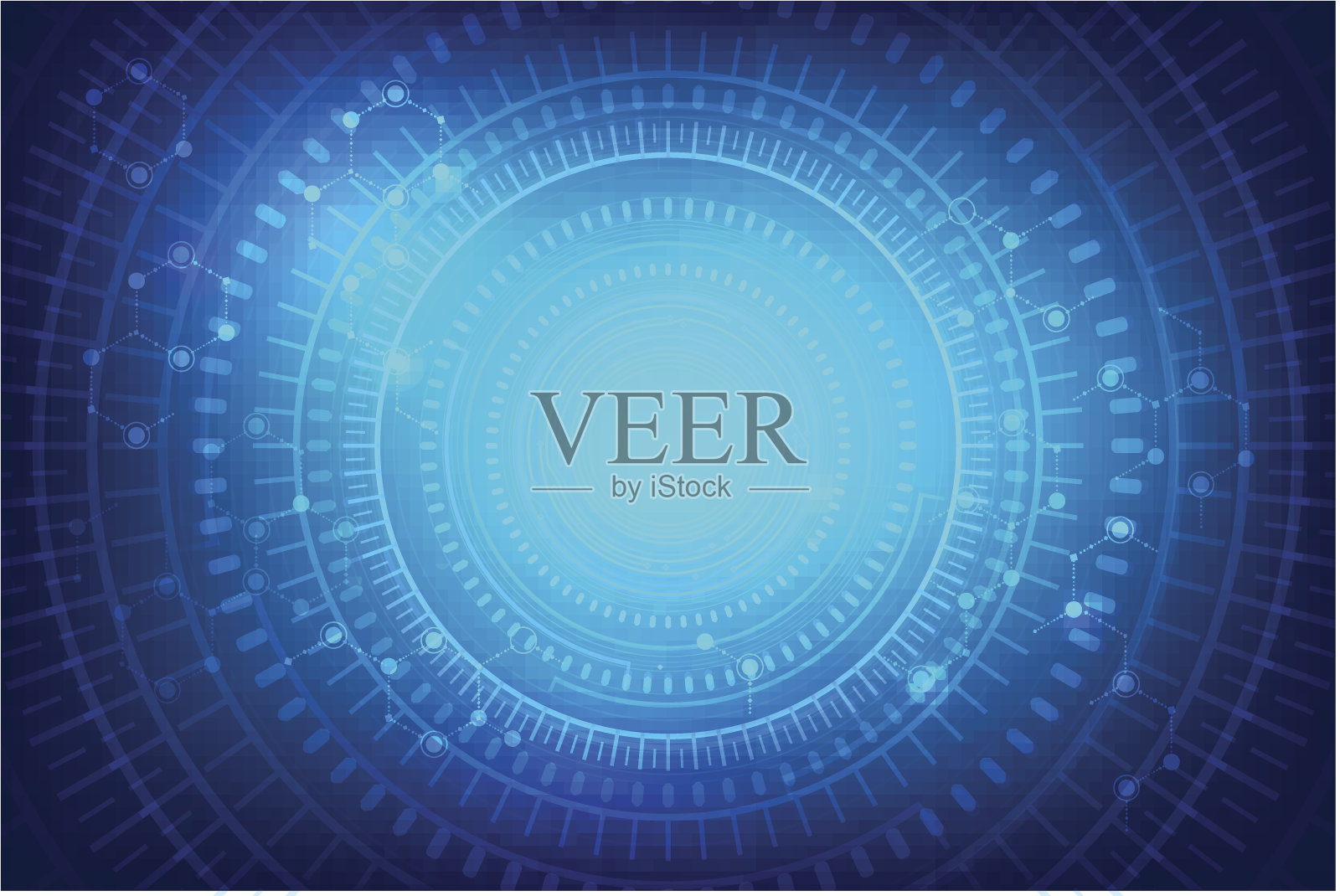 未来的网络技术蓝白抽象背景线和阴影元素矢量插图eps10009插画图片素材