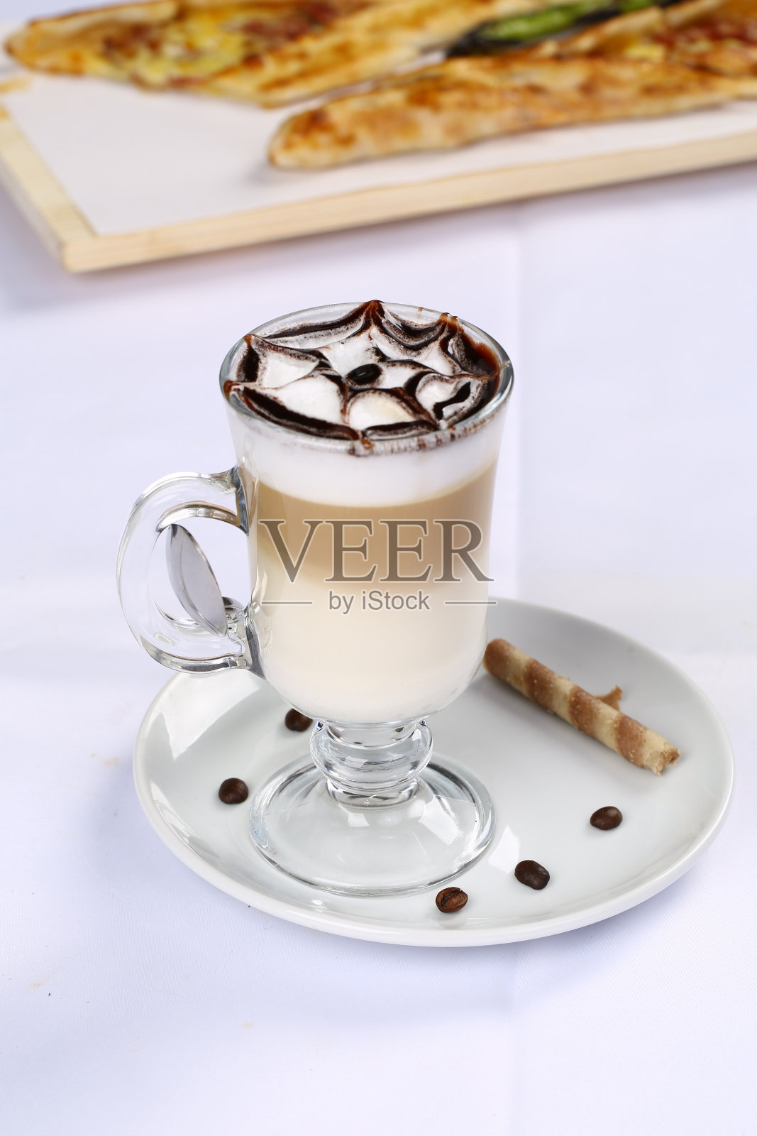 咖啡拿铁照片摄影图片