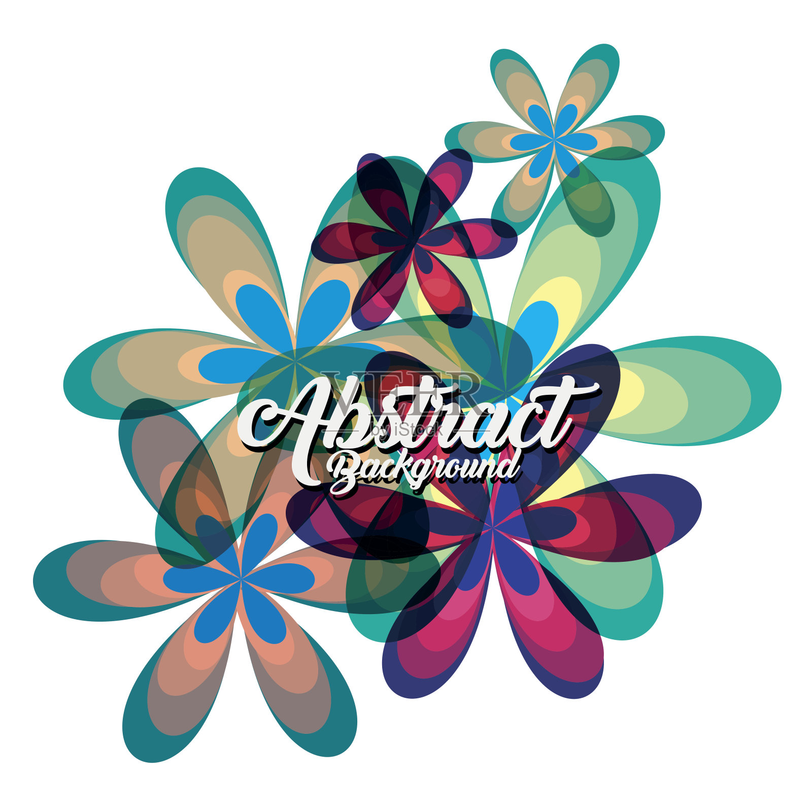 美丽的抽象背景插画图片素材