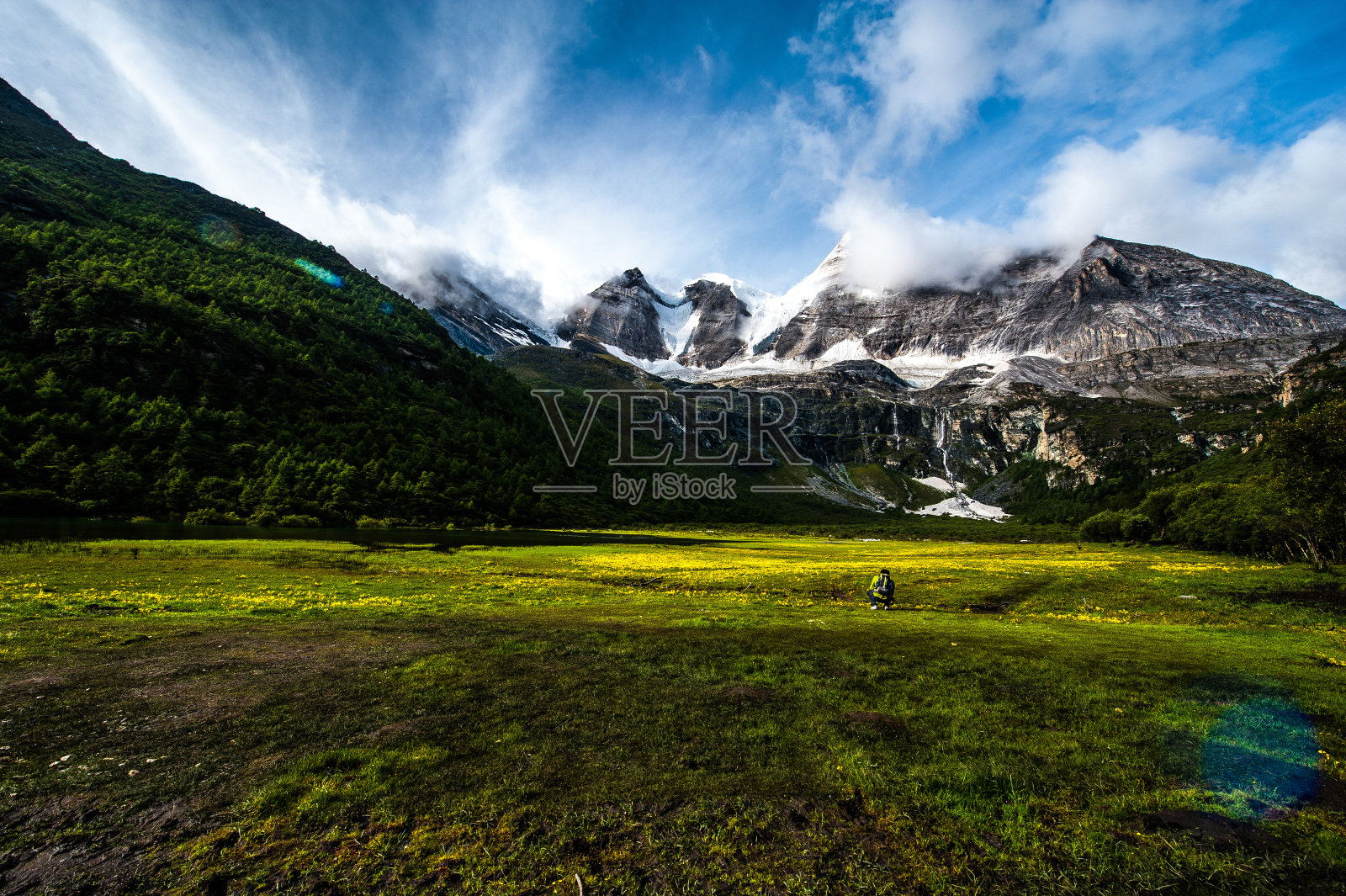 雪山照片摄影图片