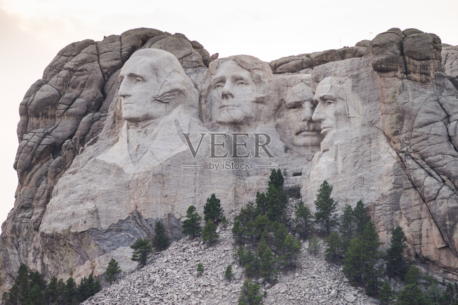 美国南达科塔州的拉什莫尔山照片摄影图片