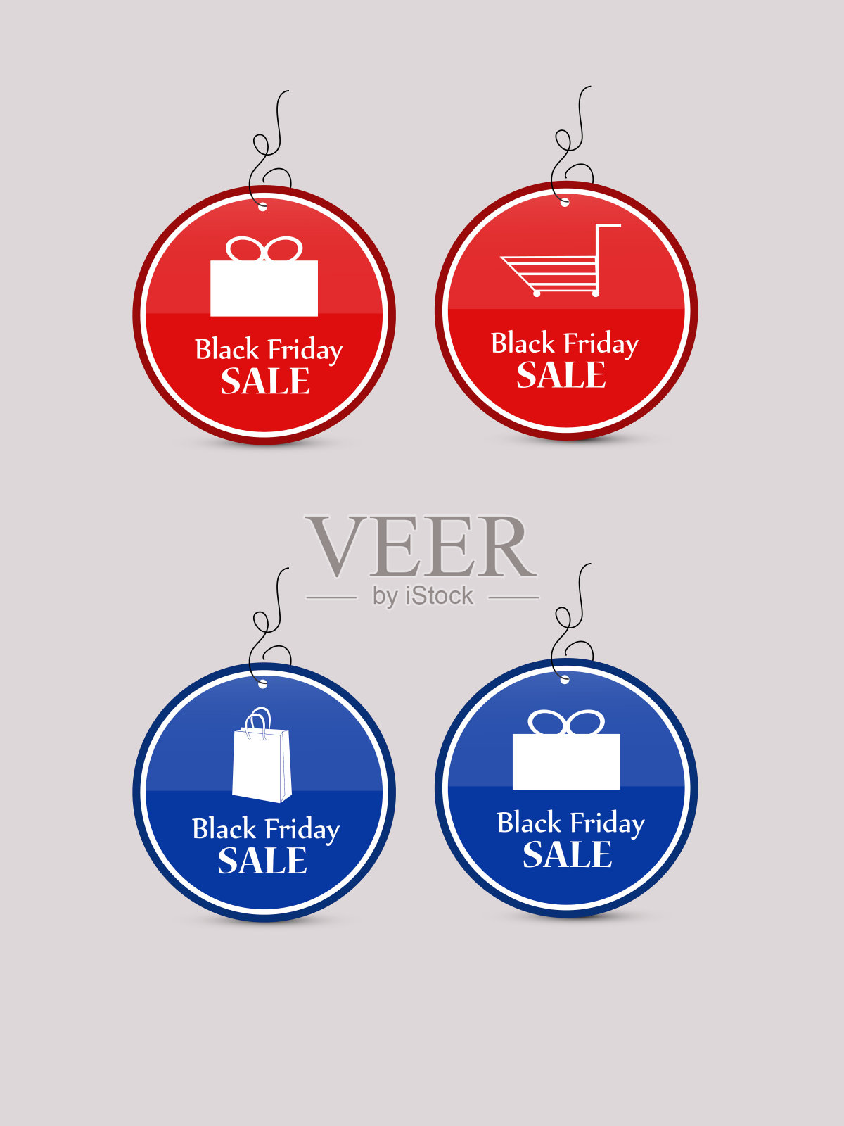 黑色星期五背景插图设计元素图片