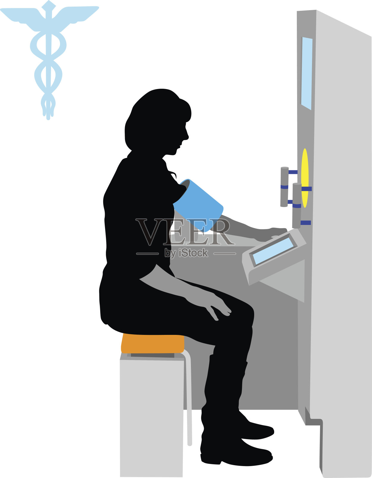 血压分析插画图片素材