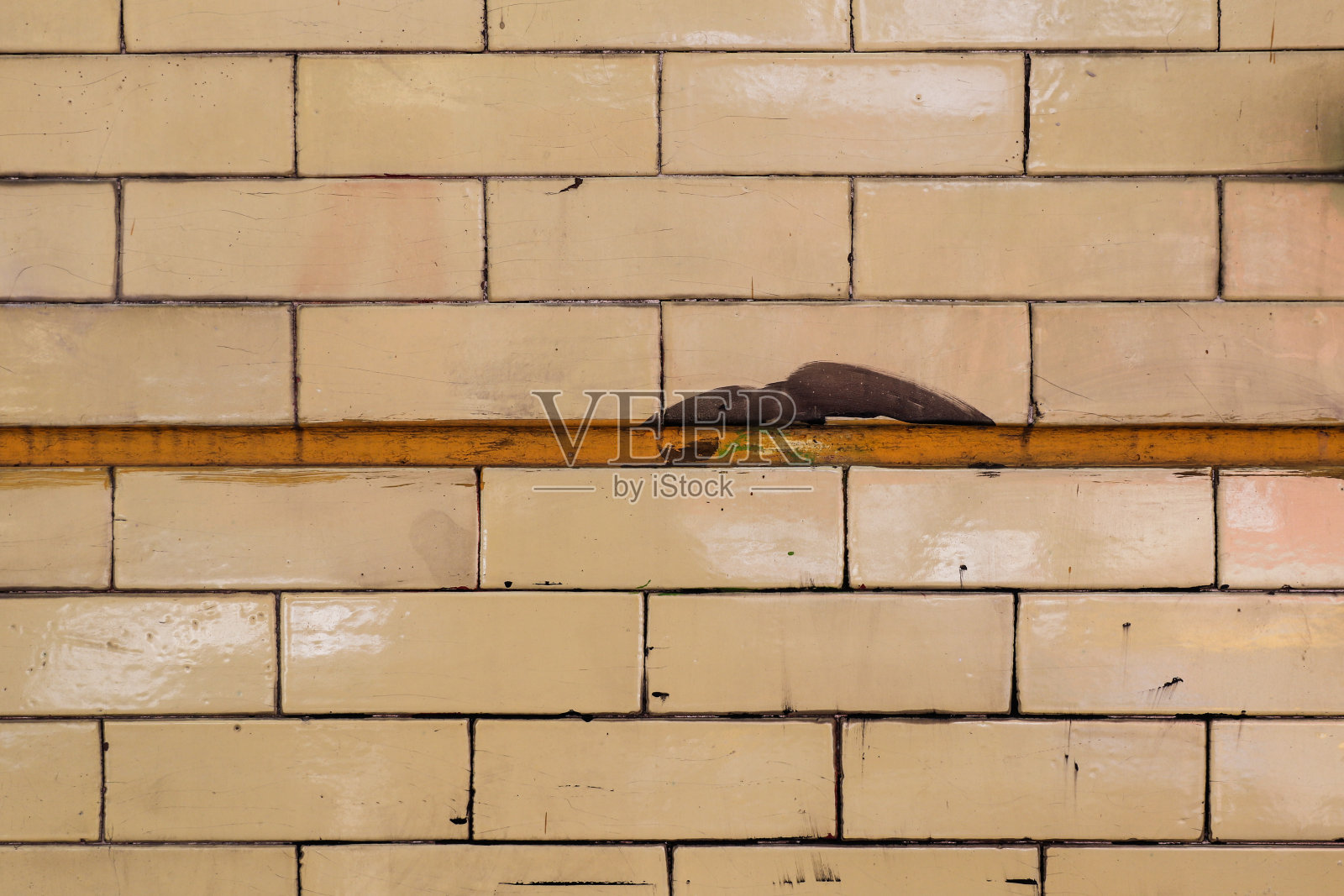 黄色砖墙纹理光泽照片摄影图片