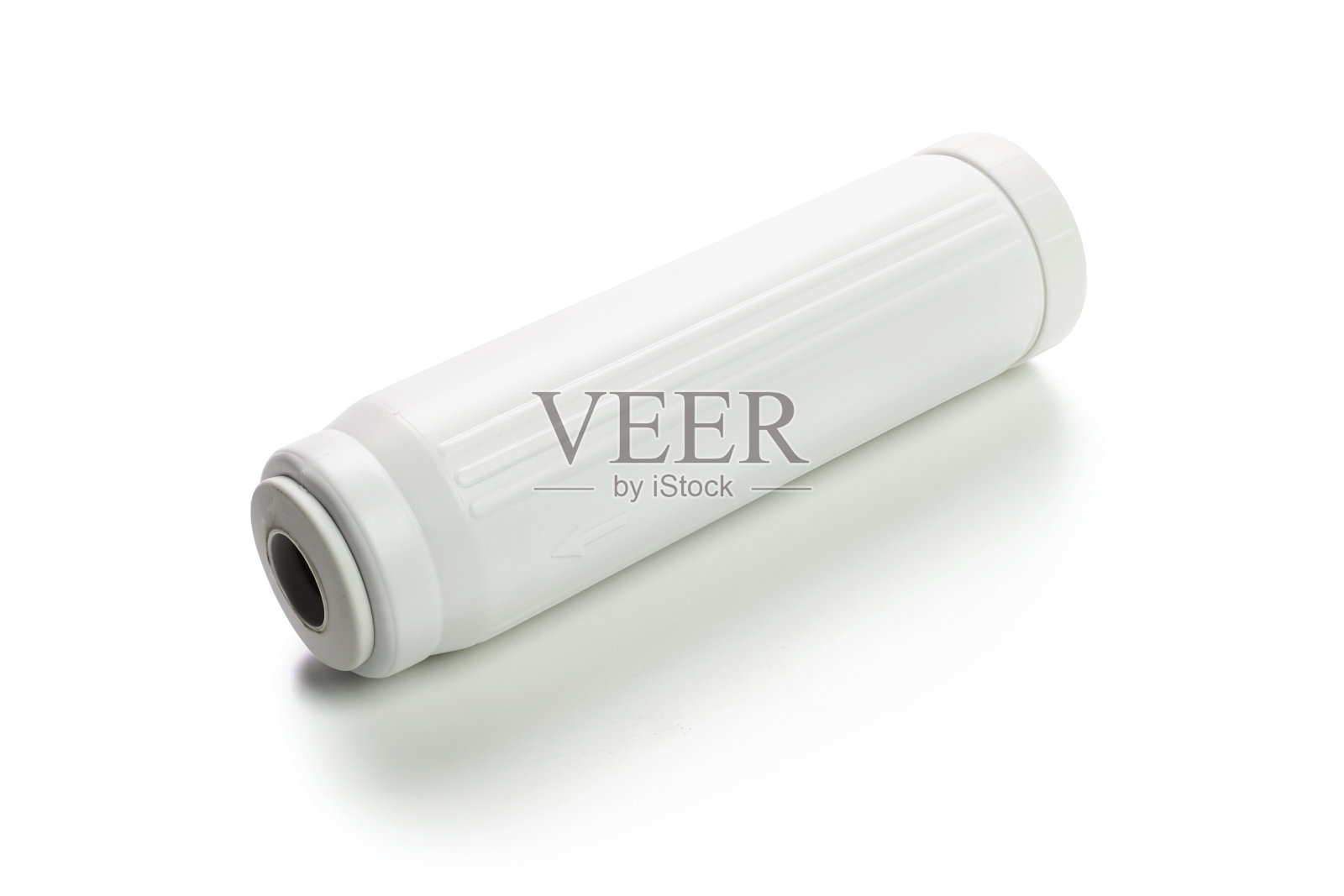 水过滤筒隔离在白色背景上照片摄影图片