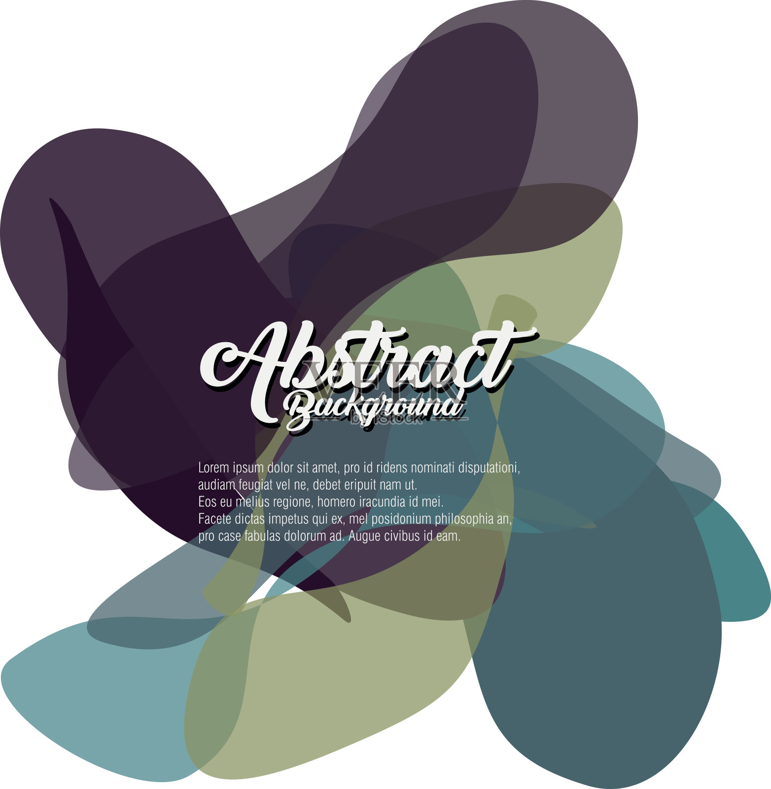 美丽的抽象背景插画图片素材