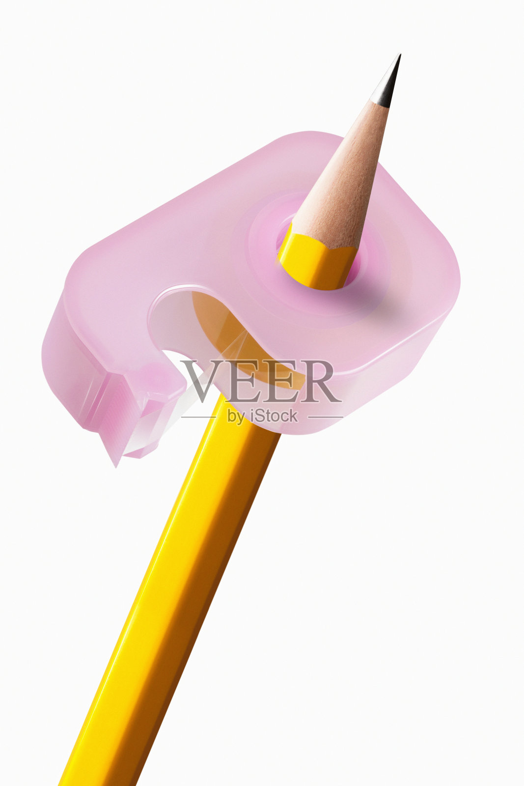 铅笔和磁带照片摄影图片