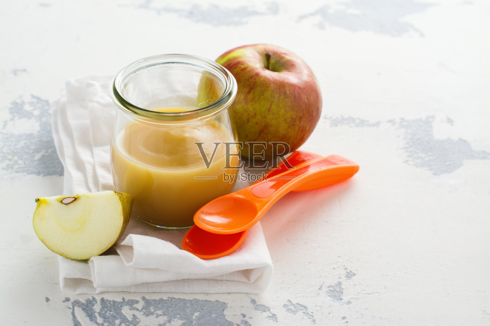 自制婴幼儿果蔬泥照片摄影图片