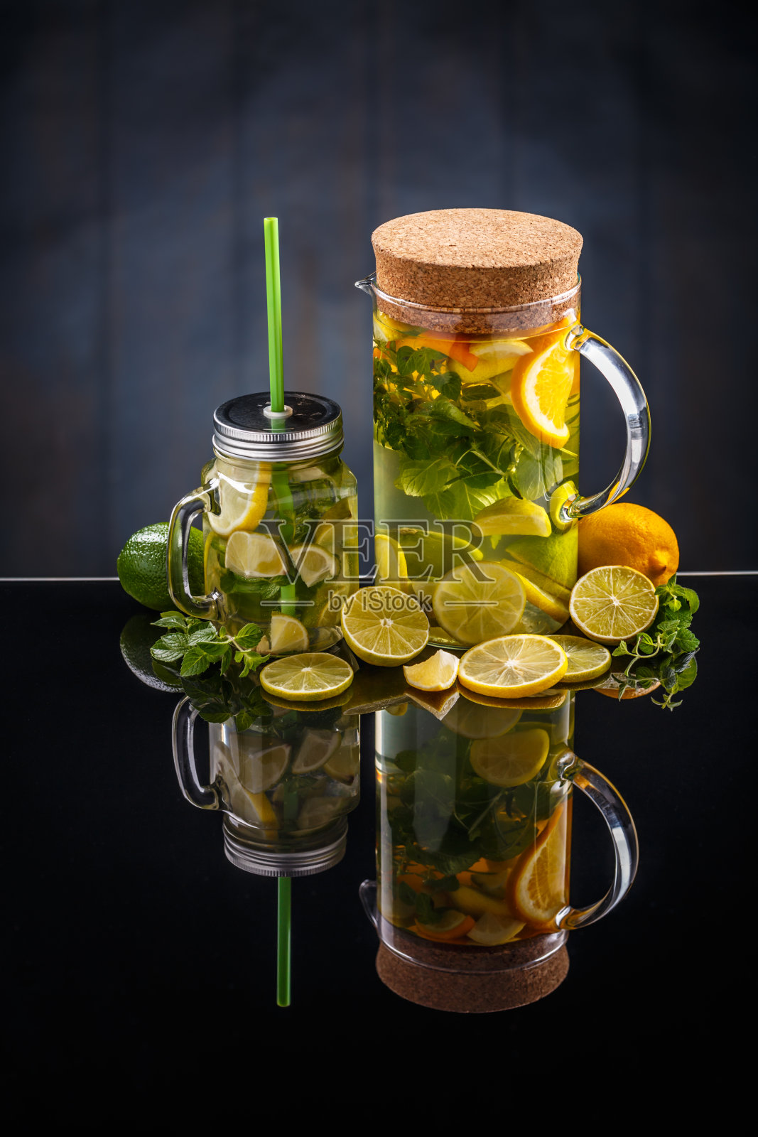 柑橘柠檬水照片摄影图片