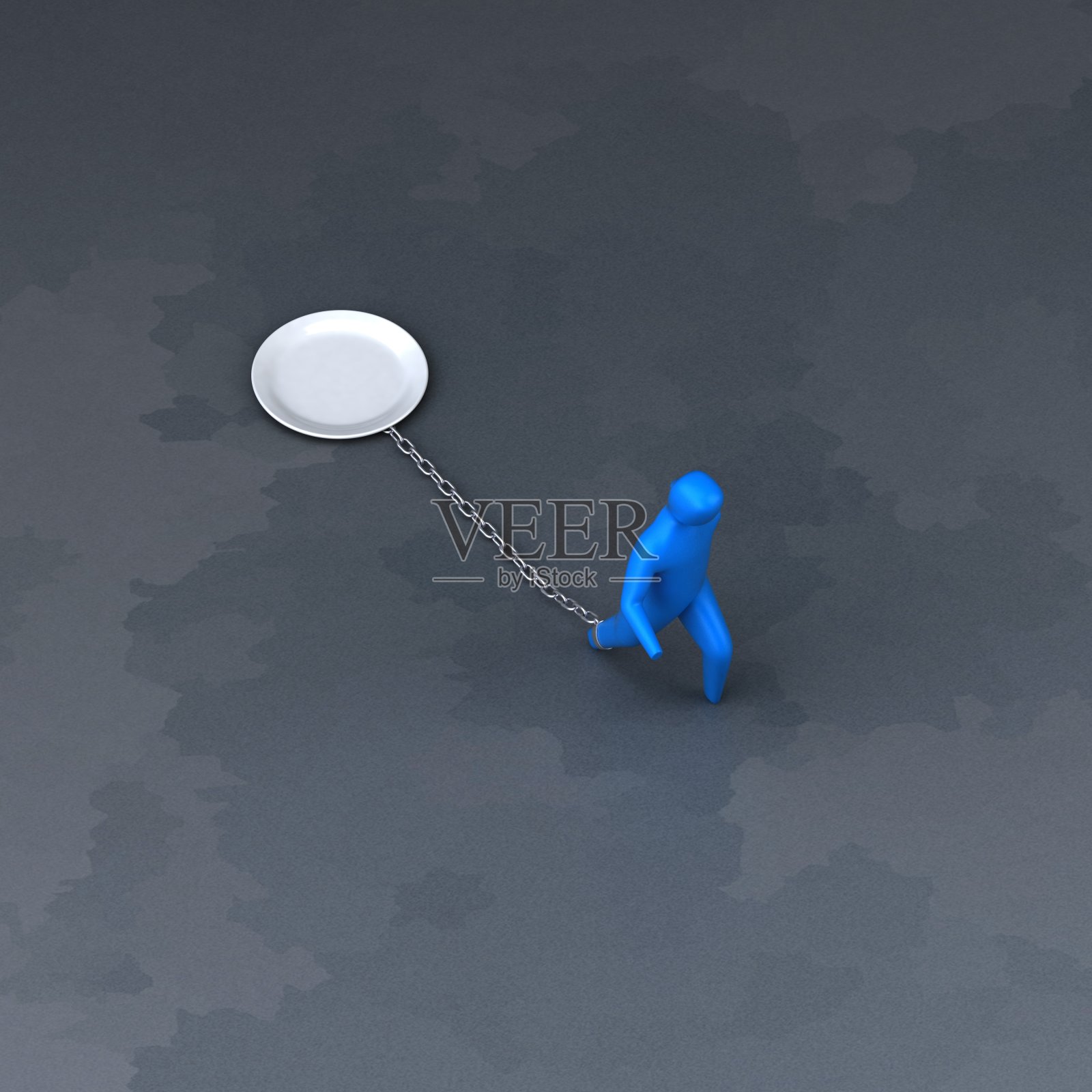 负担符号- 3D插图照片摄影图片