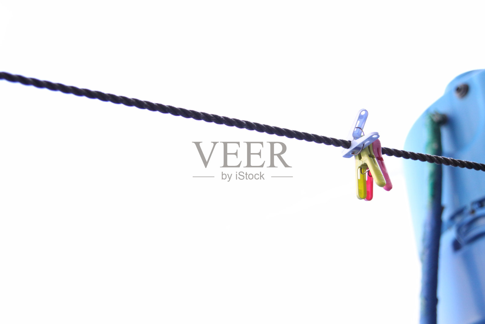 晾衣绳照片摄影图片