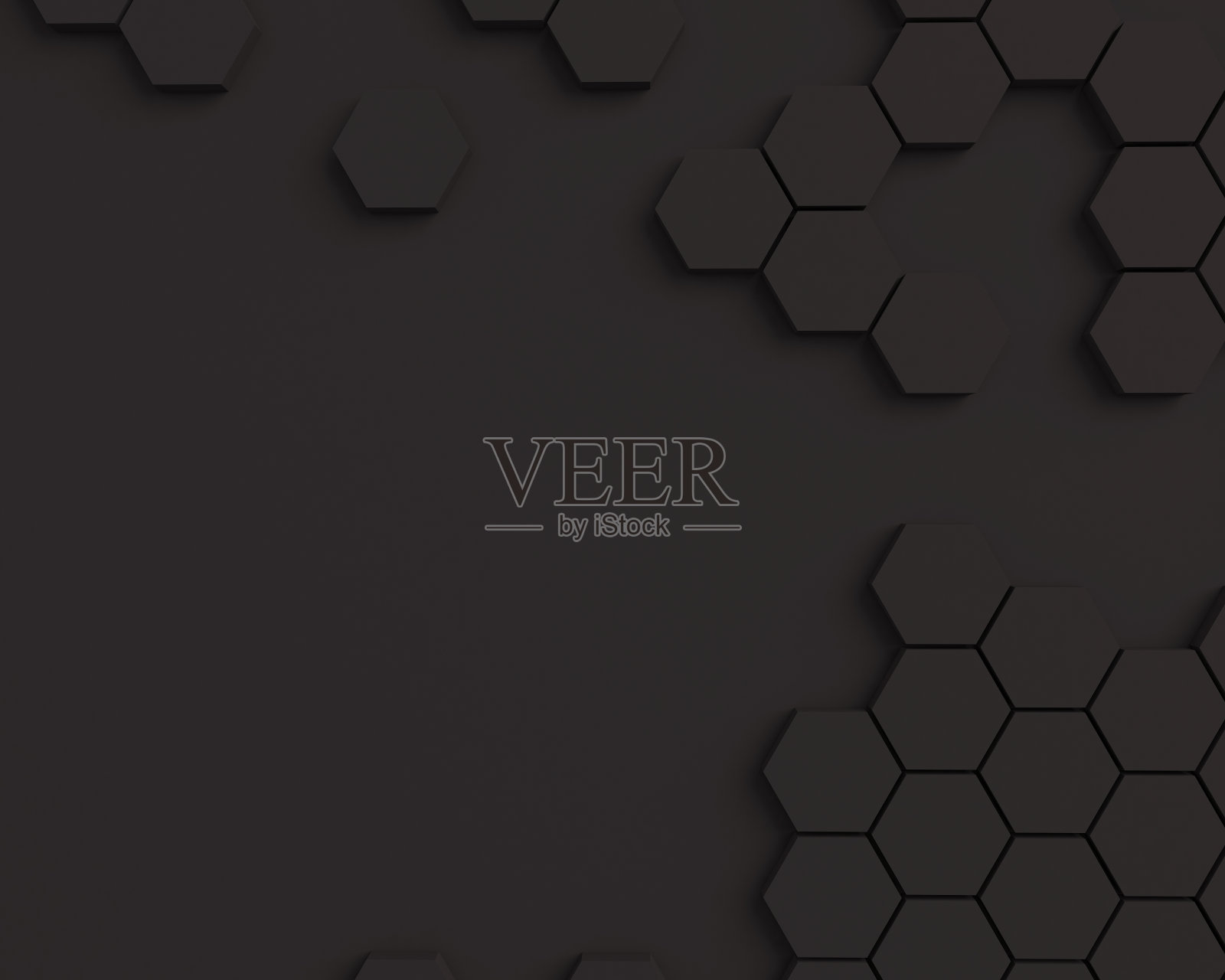 抽象的质感蜂巢。黑色六角形图案纹理背景与地方的文本。照片摄影图片