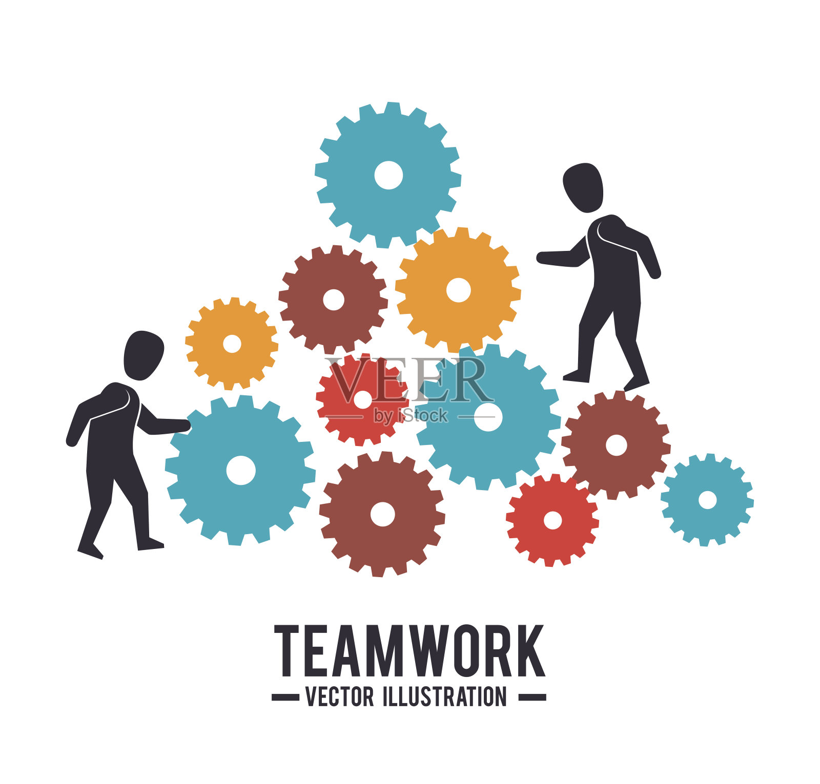 业务团队的图形插画图片素材